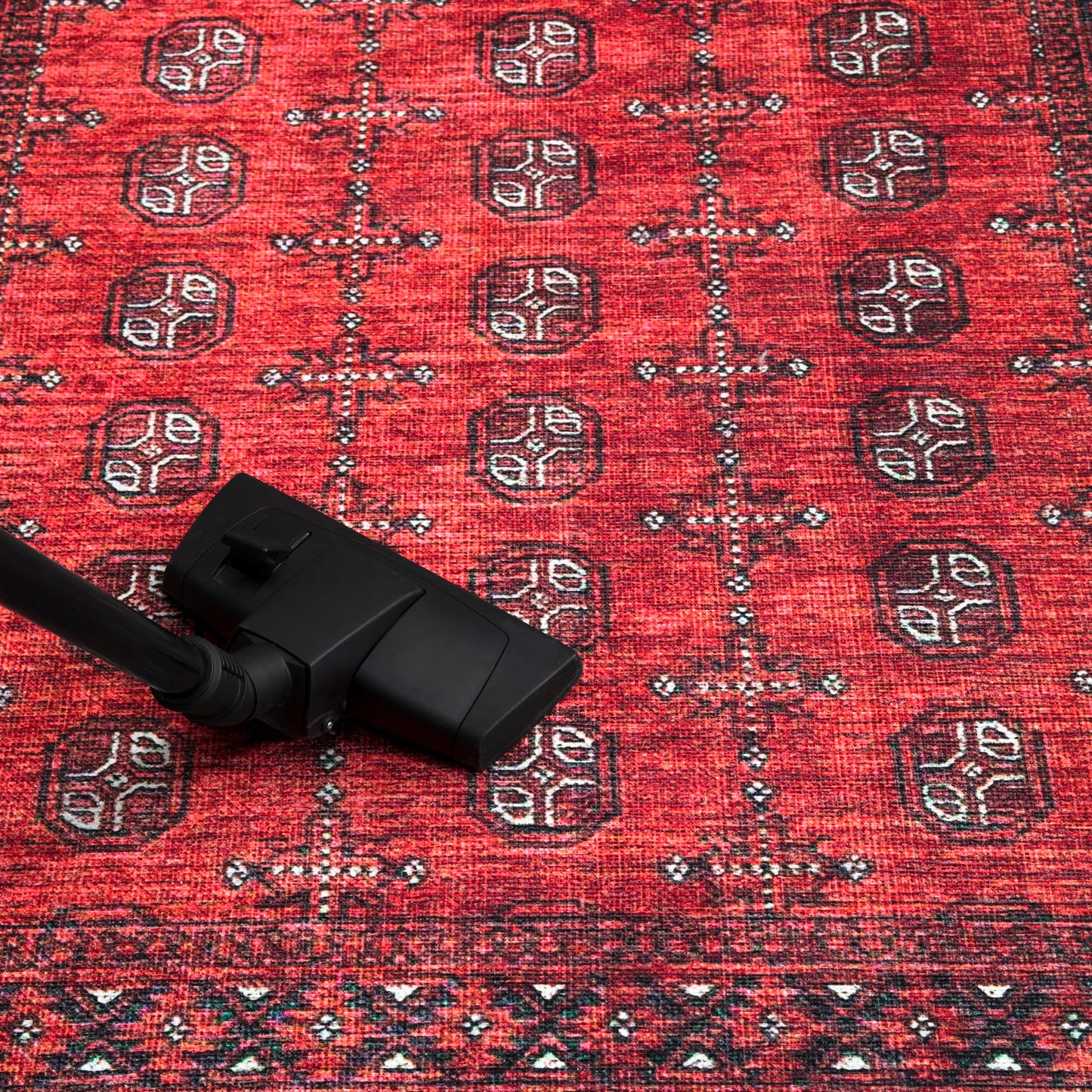 Keen Home Design 2x7 Rug - Machine Washable Runner Rug with Non-Slip Backing, Ideal for Hallway, Entryway, Kitchen, Laundry Room - Vintage, Easy Clean, Durable, Low Pile Rug - (2'6" x 7')