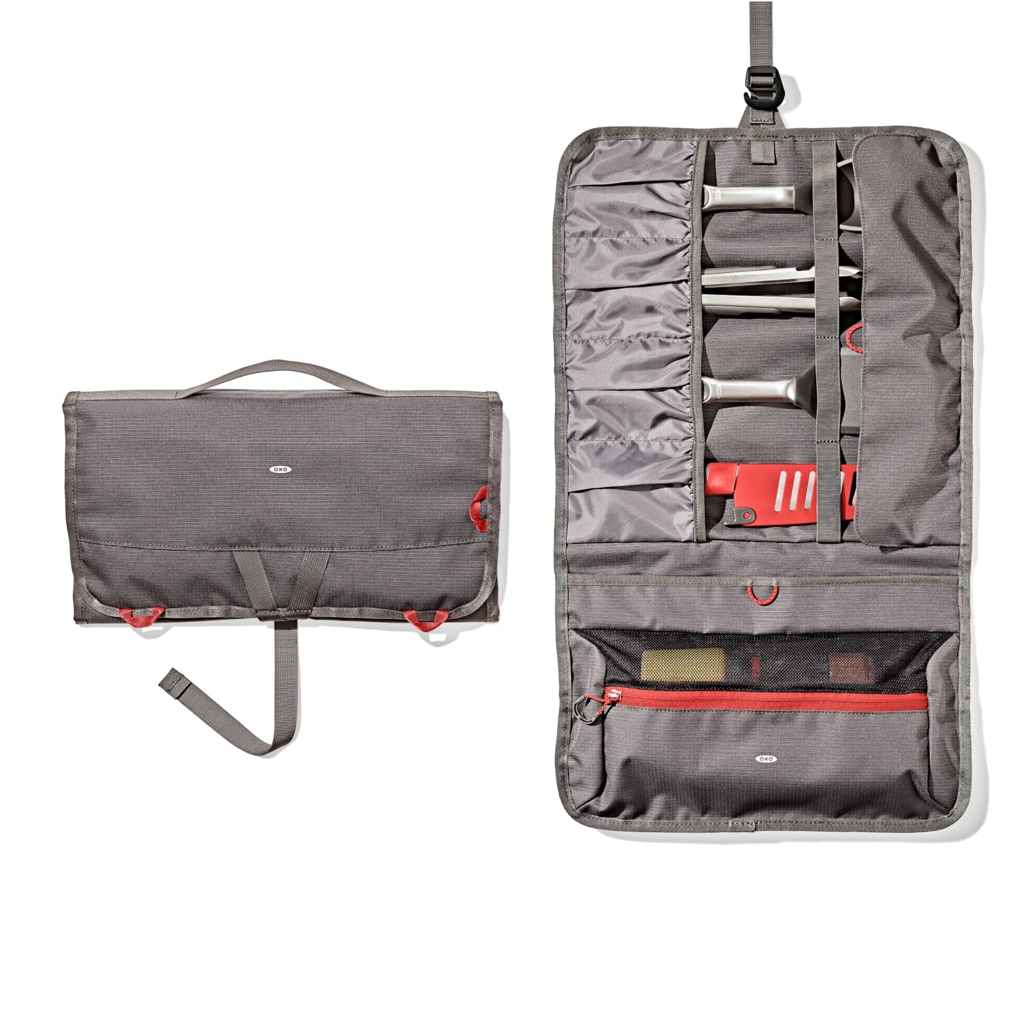OXO Outdoor Camp Kitchen Tool Roll, Camp Kitchen Organizer, Travel Utensil Organizer, Outdoor Cooking, Travel Chef Roll, Camping Essentials, Camping Gear Storage