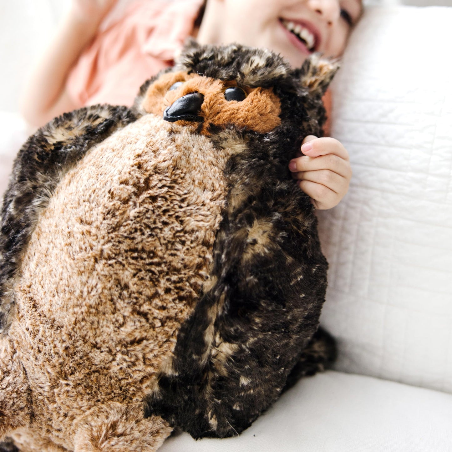 Melissa & Doug Giant Owl - Lifelike Stuffed Animal (17 inches Tall)