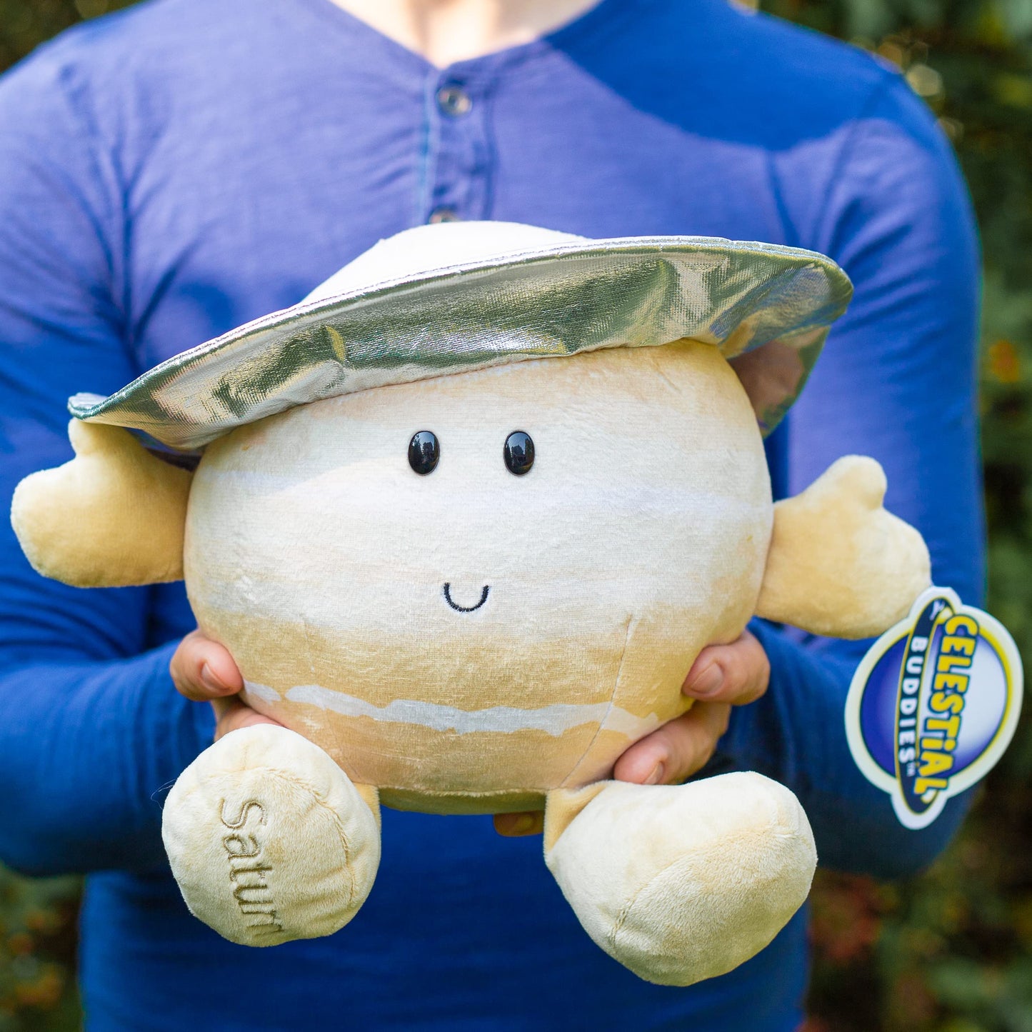 Celestial Buddies Saturn Buddy Learning Science Astronomy Space Solar System Educational Plush Blue Planet Toys?