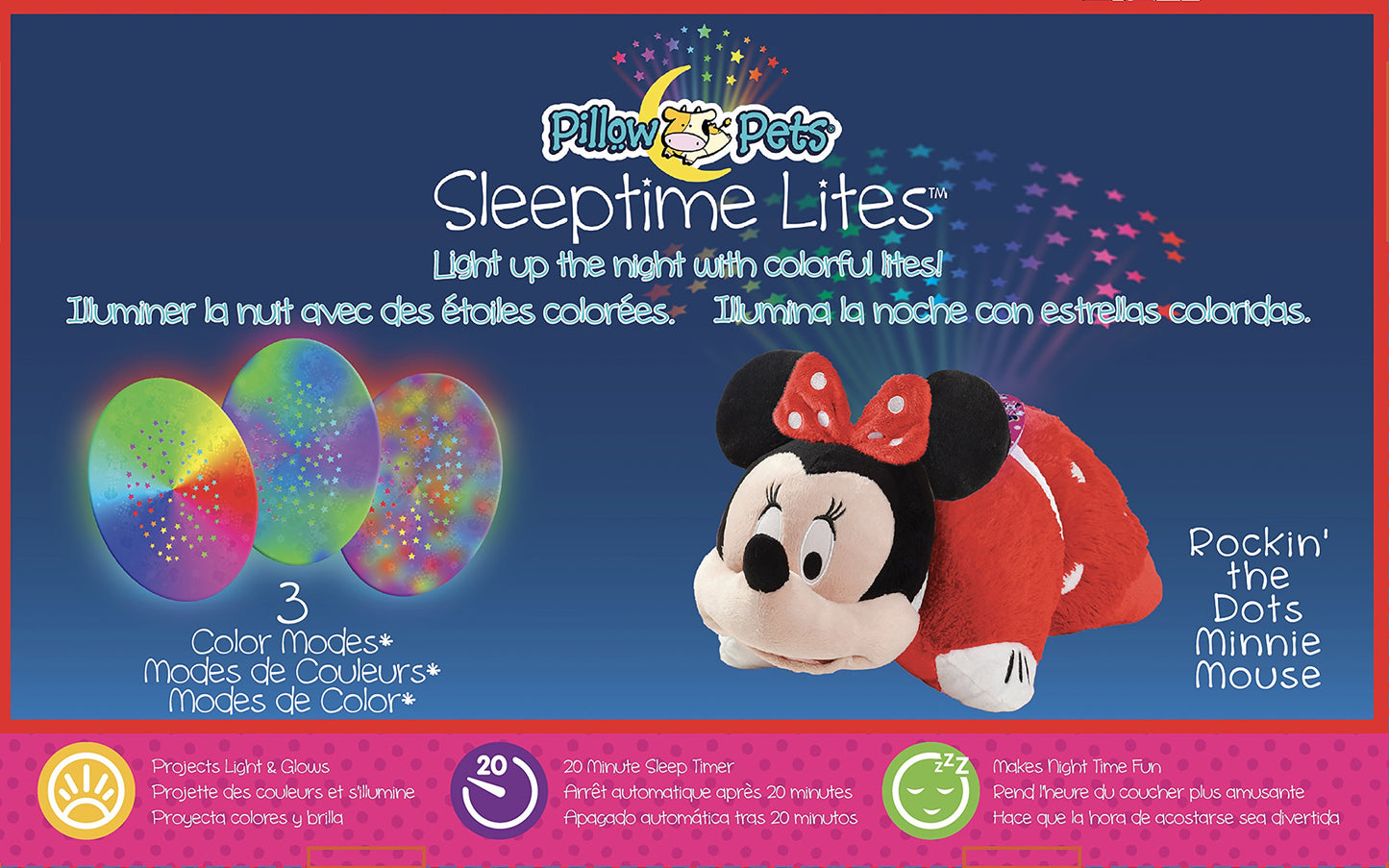 Disney Rockin The Dots Minnie Sleeptime Lite