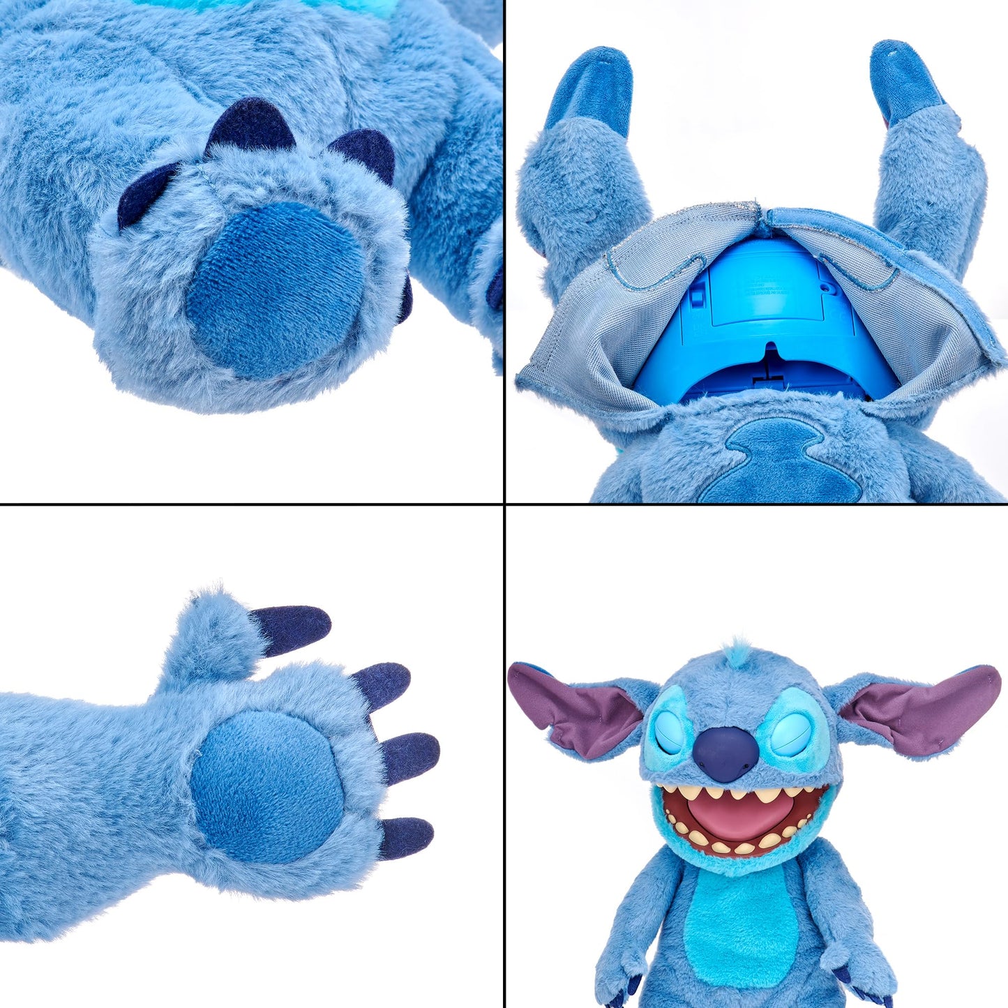 Disney Stitch Interactive Animatronic Pet| REALFX | Looks, Feels, Sounds Real! Over 100 Sounds and Reactions | Officially Licensed | Reacts to Touch & Movement