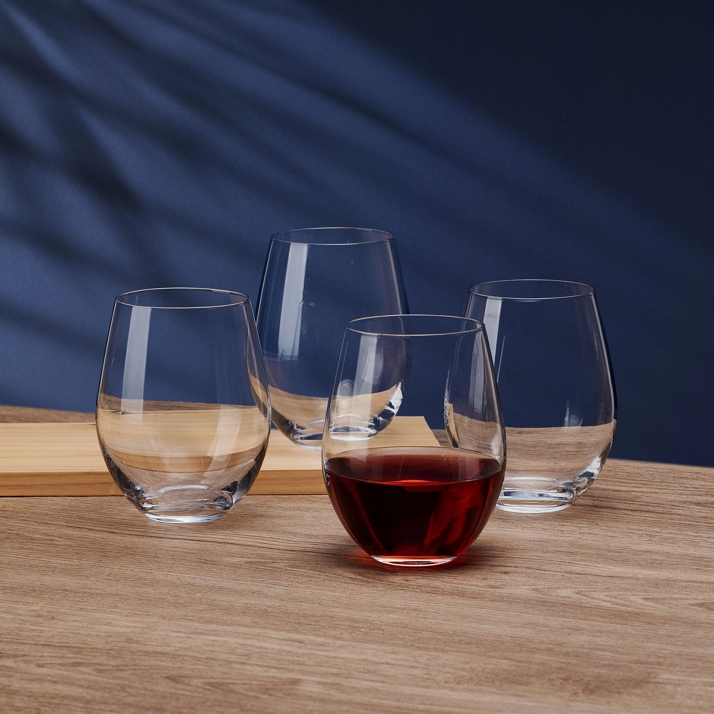 Mikasa Samantha Stemless Wine Glass, Set Of 4, 21 Ounce