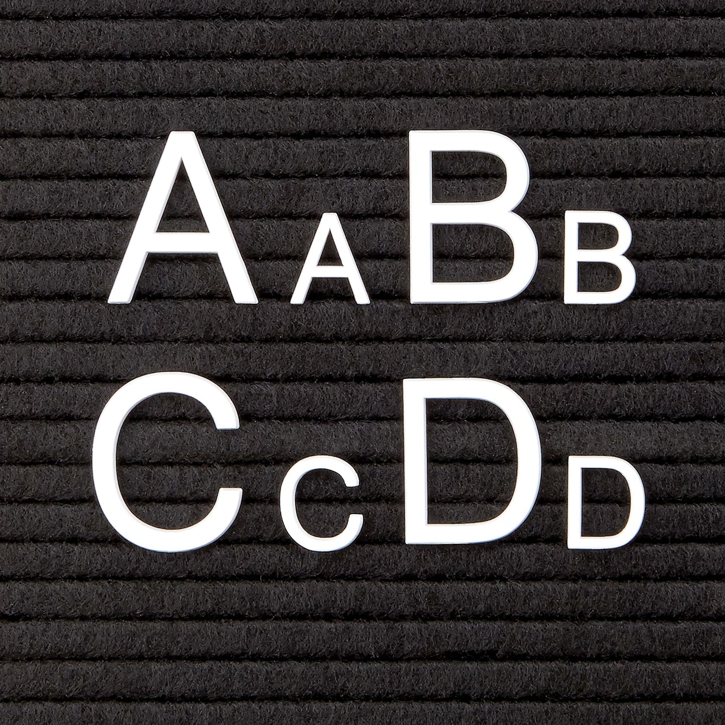 Quartet Characters for Felt Letter Boards, 1 Inch, Helvetica, White, 300 Letters, Numbers and Symbols (4423)
