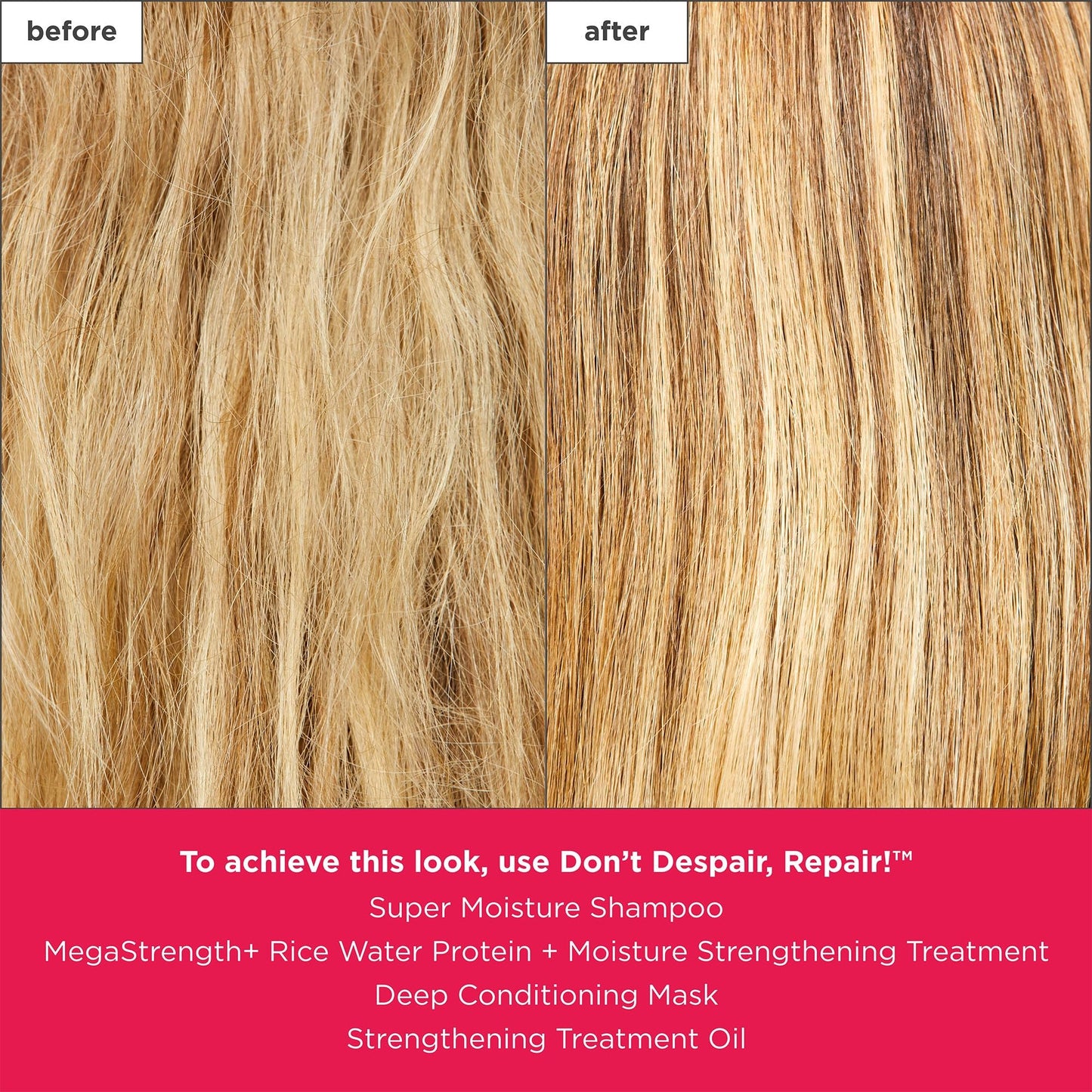 Briogeo Don't Despair, Repair! Megastrength+ Rice Water Protein Treatment, Moisture Strengthening Hair Treatment, Dry and Damaged Hair, Vegan, Cruelty-Free, 5 fl oz