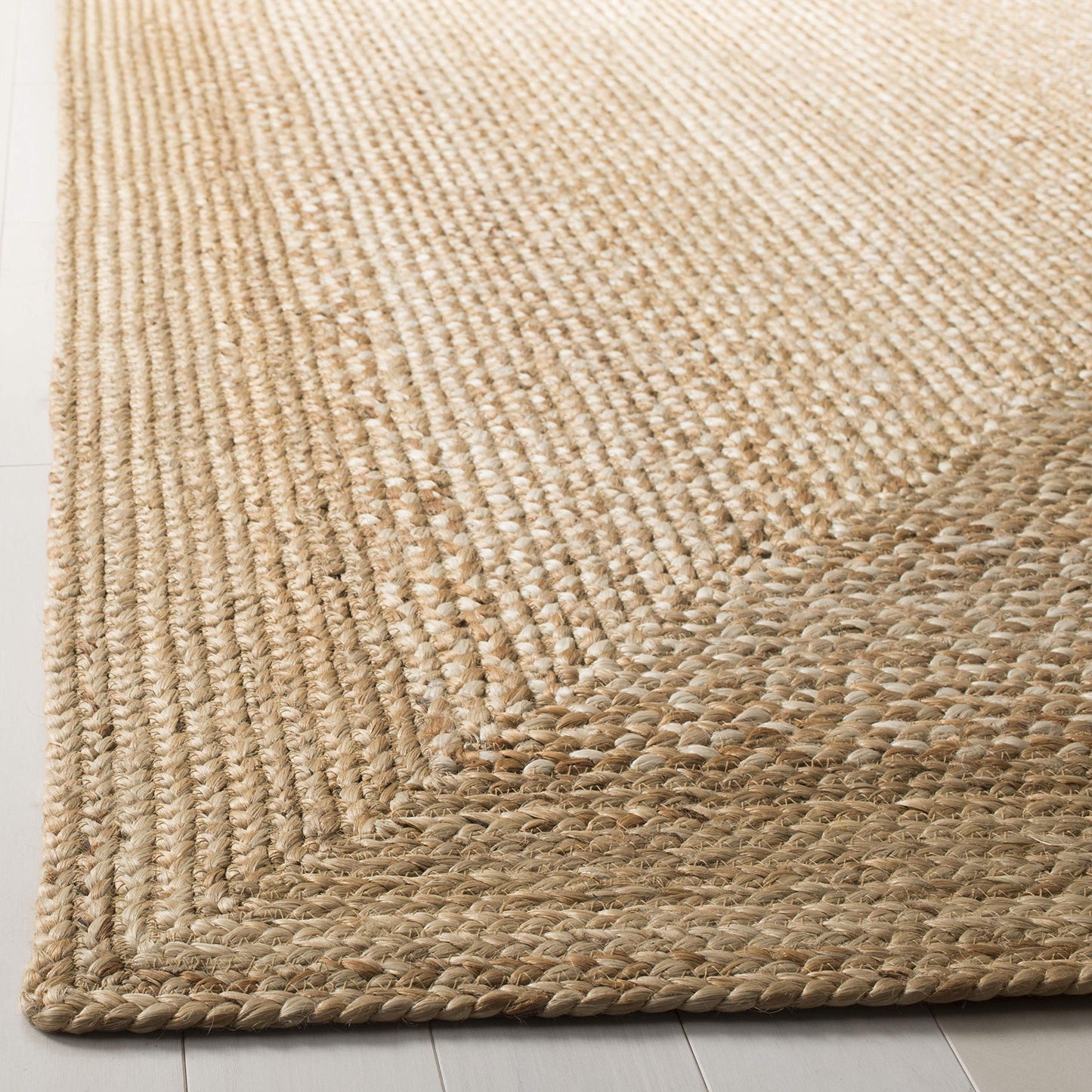 SAFAVIEH Natural Fiber Collection Runner Rug - 2'6" x 6', Natural & Ivory, Handmade Farmhouse Boho Coastal Rustic Jute, Ideal for High Traffic Areas in Living Room, Bedroom (NF885B)