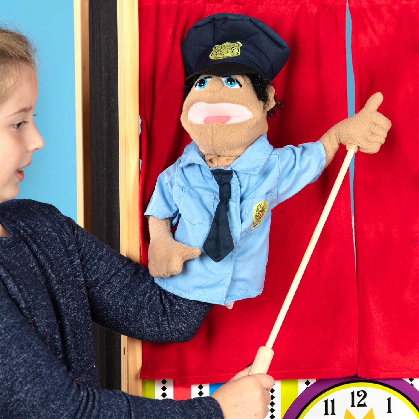 Melissa & Doug Rescue Puppet Set - Police Officer and FirefighterSoft, Plush Puppets for Kids Ages 3+
