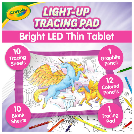 Crayola Light Up Tracing Pad Pink
