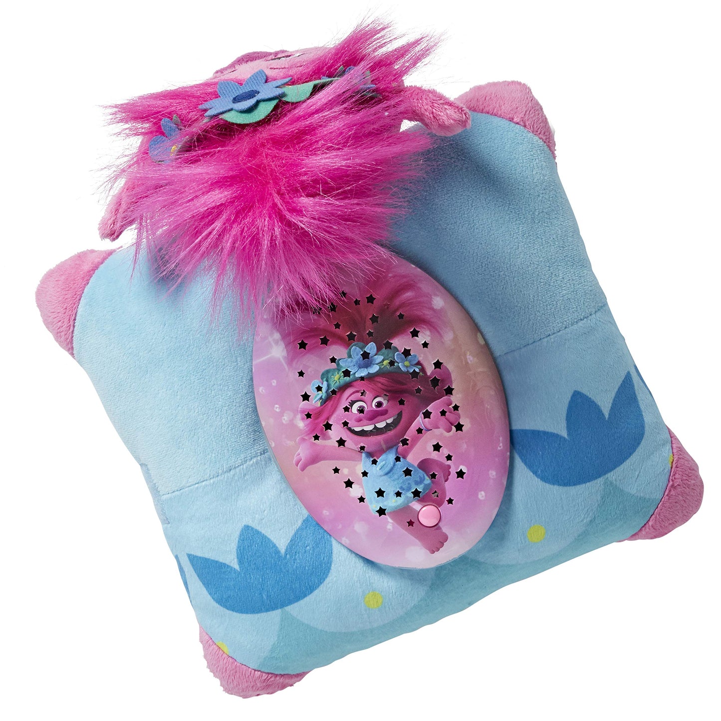 Pillow Pets Universal Trolls Poppy Sleeptime Lite 11" – Trolls Stuffed Animal Plush Nightlight