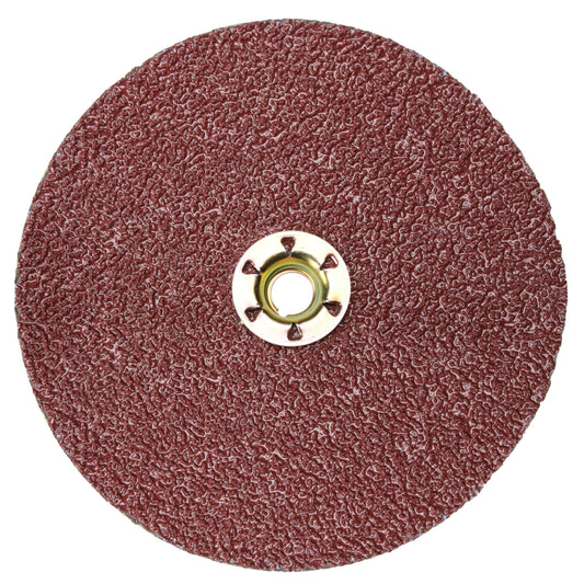 3M Cubitron II Fibre Disc 982C, Pack of 25, 4-1/2 in, TN Quick Change, 36+ Grit Precision-Shaped Grain Abrasive Discs, for Heavy Grinding, Deburring, Beveling, Finishing, and Weld Removal