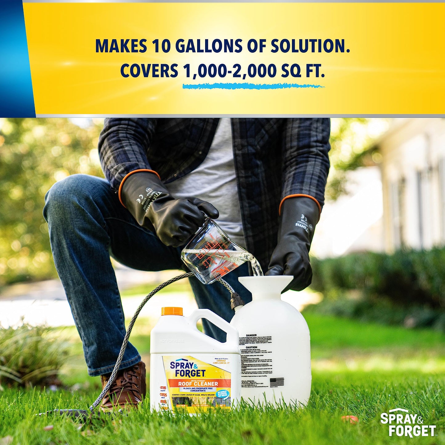 Spray & Forget 1-Gallon Concentrated Roof Cleaner