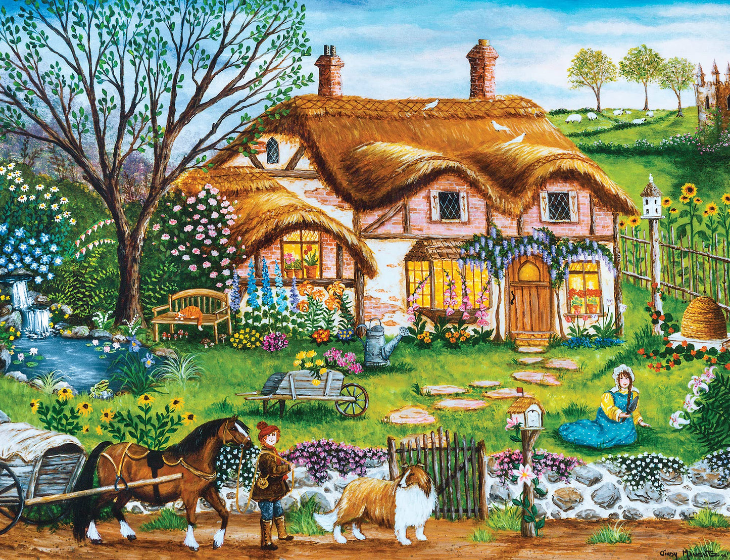 MasterPieces Folk Art 12-Pack Bundle Jigsaw Puzzles, Assorted (31864)