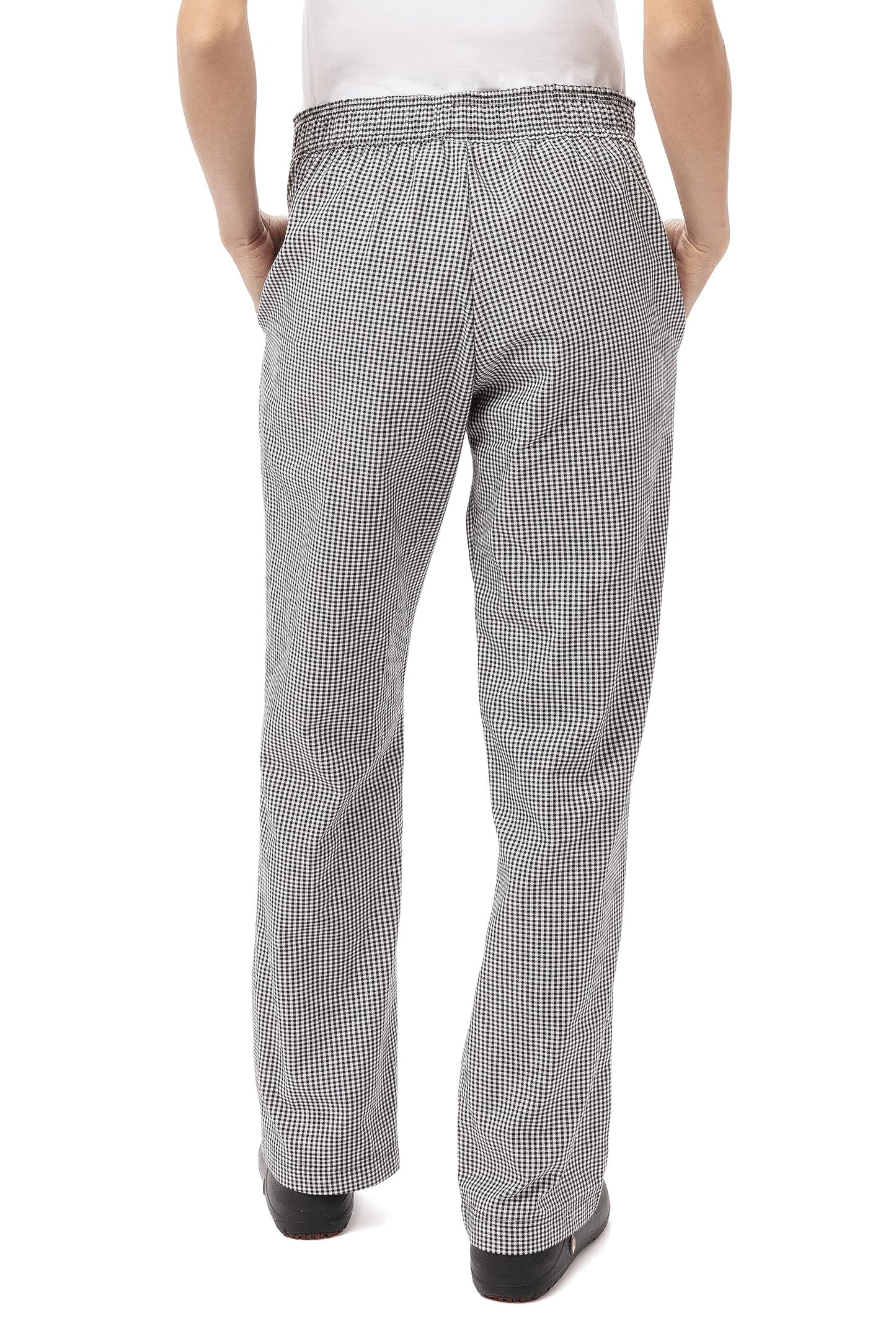 Chef Works Women's Essential Baggy Chef Pants, Small Check, Large