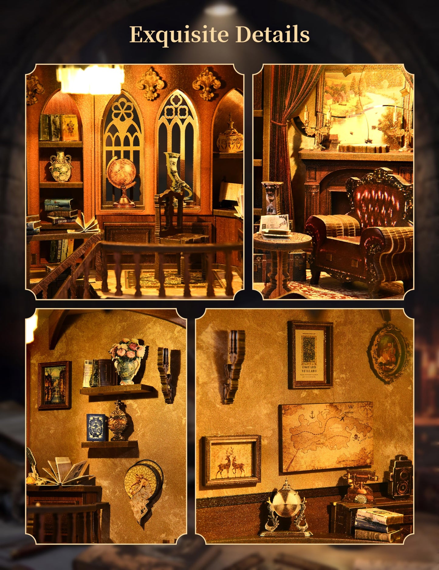 BESSERITE Book Nook Kit