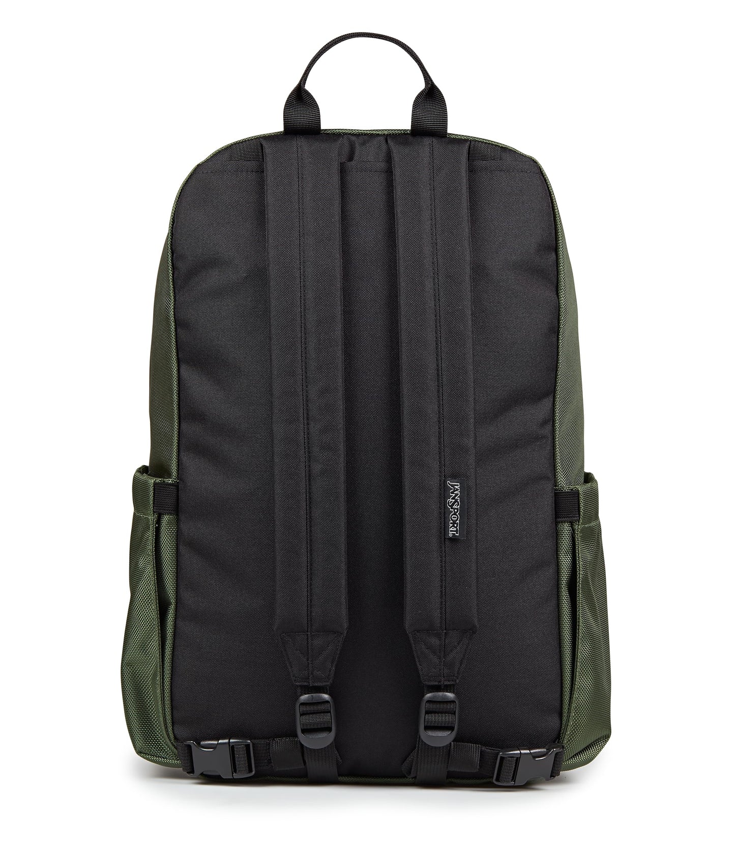 JanSport Venture Daypack – Travel Pack With Large Main Compartment, Padded Laptop Sleeve, Dual Water Bottle Pockets, and Attachment Buckles, Cargo Green