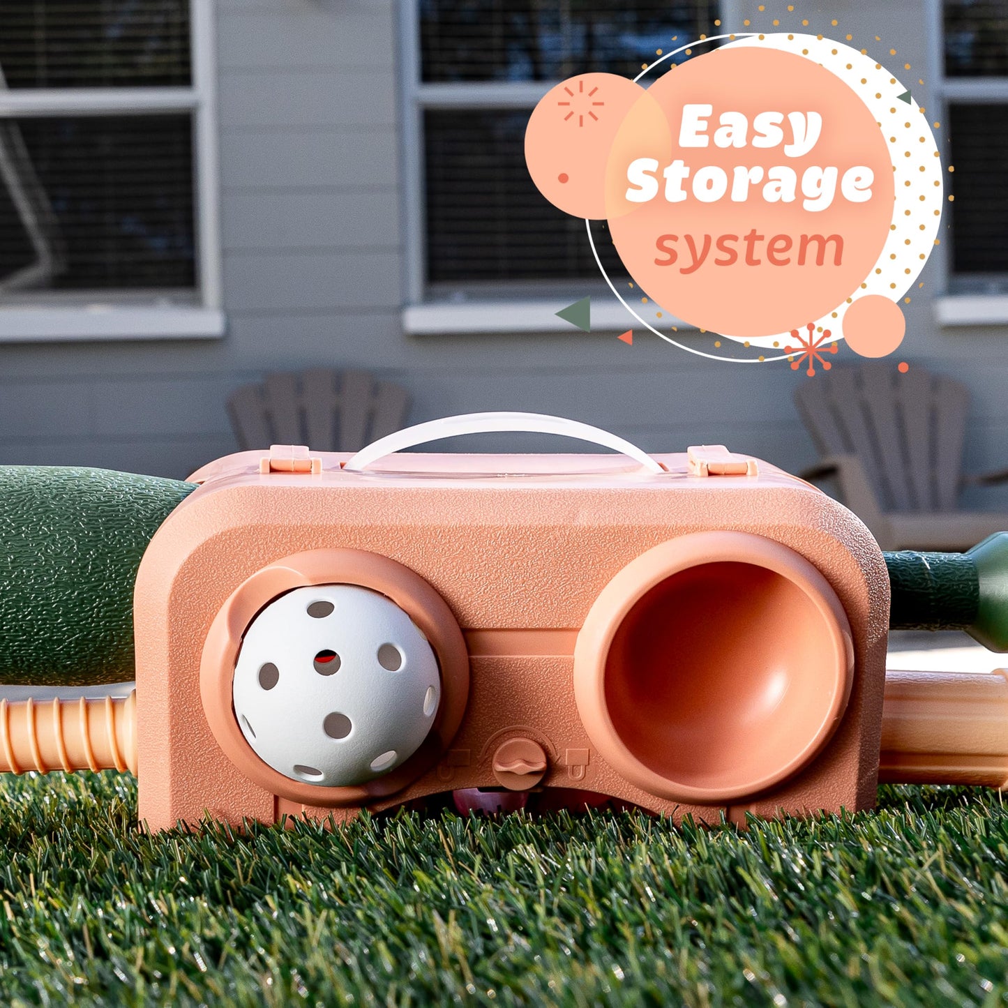 Franklin Sports USASB Kids Baseball Batting Tee Set - Jumbo Plastic Baseball Bat, Ball + Tee - Adjustable + Portable Tee for Youth + Toddlers - Fold Away Tee