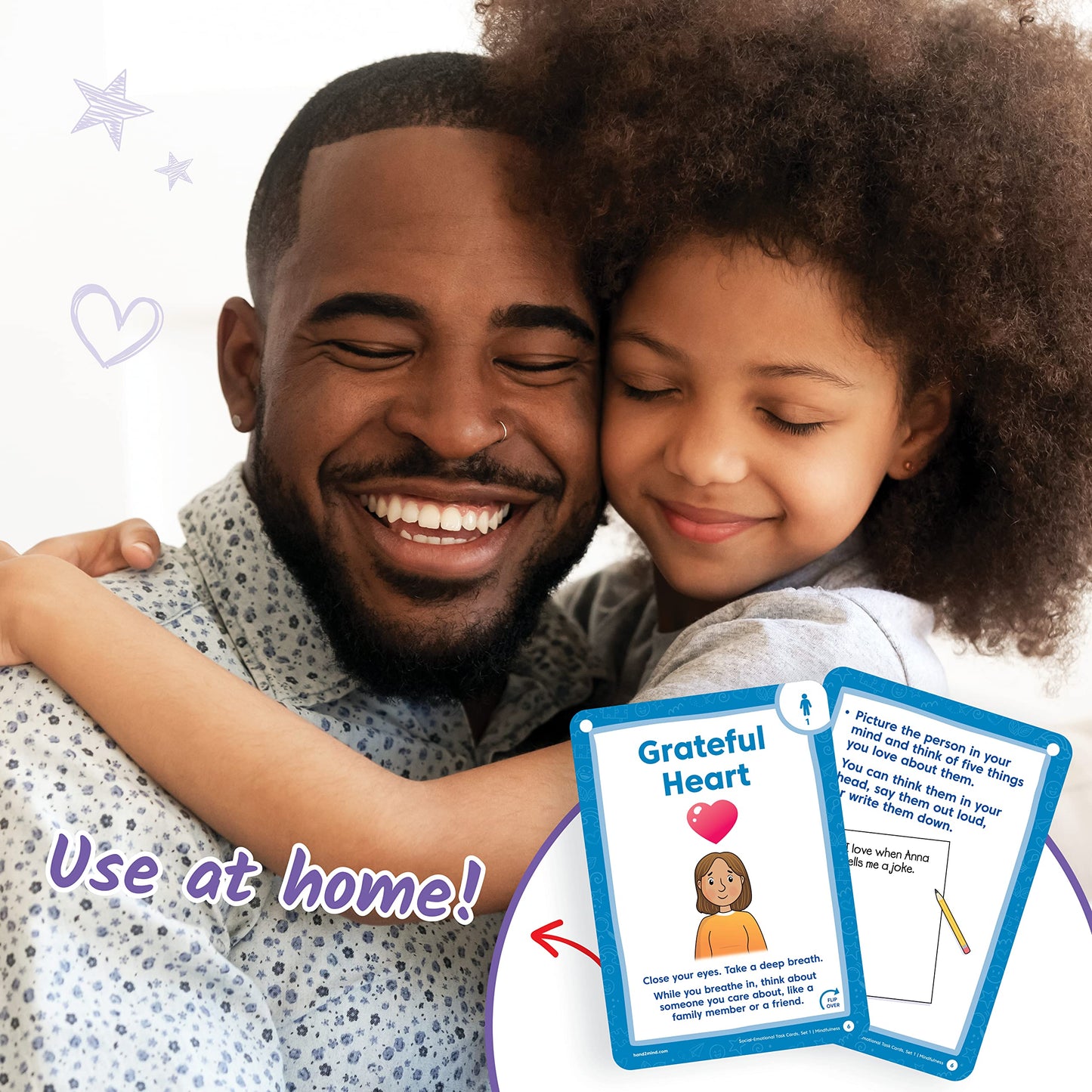 hand2mind Social Emotional Task Cards for Ages 3+, Social Emotional Learning Activities, Calm Down Corner, Play Therapy Toys for Counselors, SEL Games, Preschool Card Games, Feelings Flash Cards