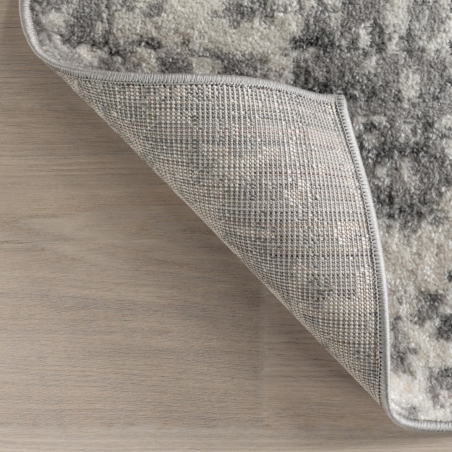 nuLOOM Deedra Modern Abstract Area Rug - 4x6 Area Rug Modern/Contemporary Grey/Ivory Rugs for Living Room Bedroom Dining Room Kitchen