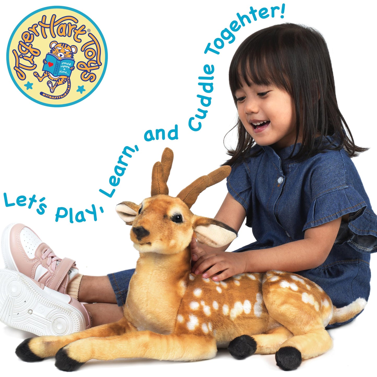 Dorbin The Deer - 21 Inch Stuffed Animal Plush - by TigerHart Toys