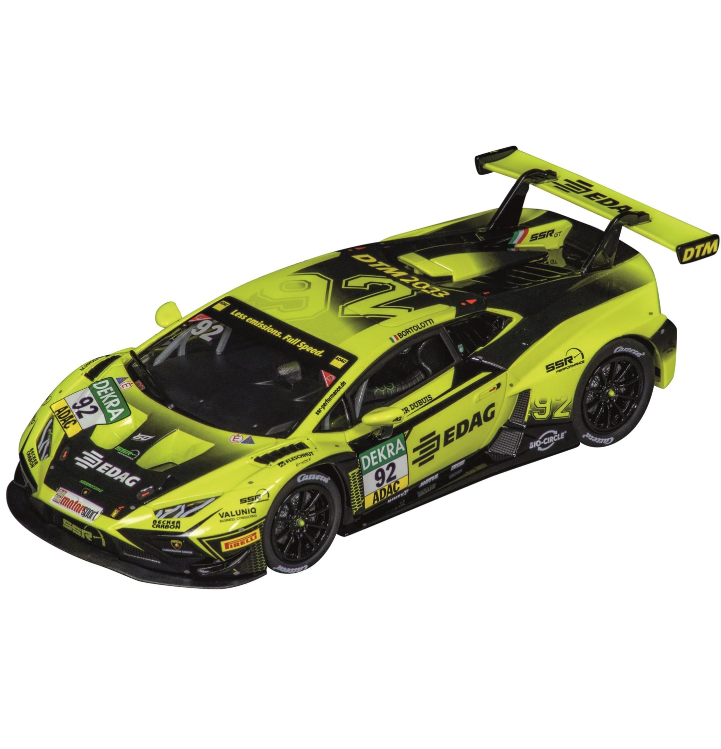 Carrera 32008 Lamborghini Huracán GT3 Evo2 SSR Performance, M.Bortolotti, No.92, DTM 2023 1:32 Scale Digital 132 Slot Car