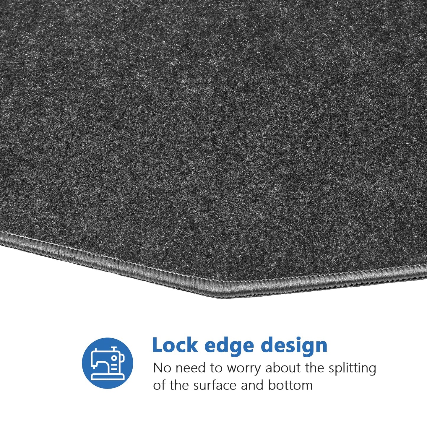 HBGOTL Urinal Mats (12 Pieces) -Crease-Free Packing, Heavy-Duty, Super Non-Slip, Water Absorption, Deodorization Black Floor Urine Mats for Men's Restrooms & Bathrooms(Hexagon)
