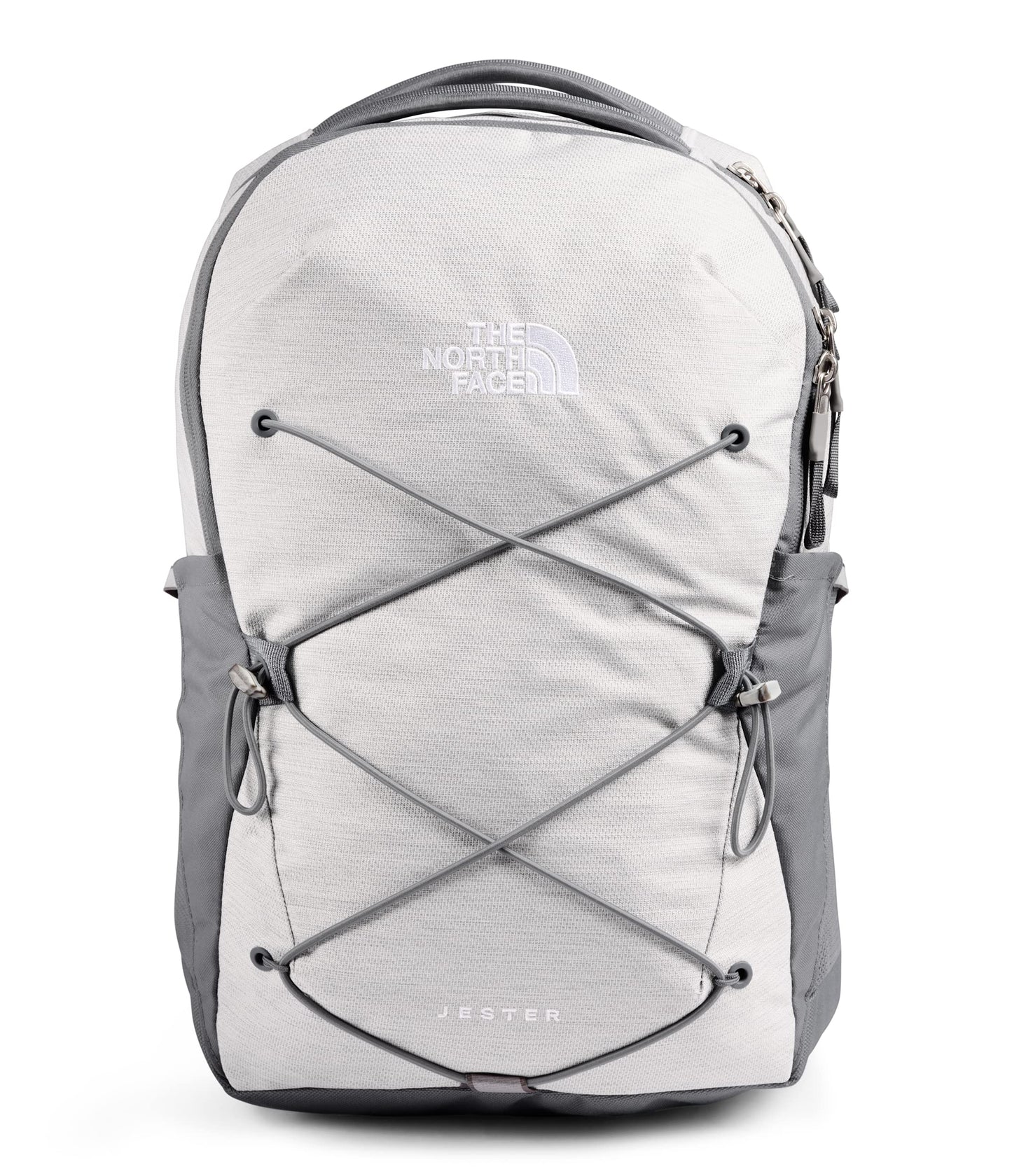The North Face Women's Jester Everyday Laptop Backpack, TNF White Metallic Mélange/Mid Grey, One Size