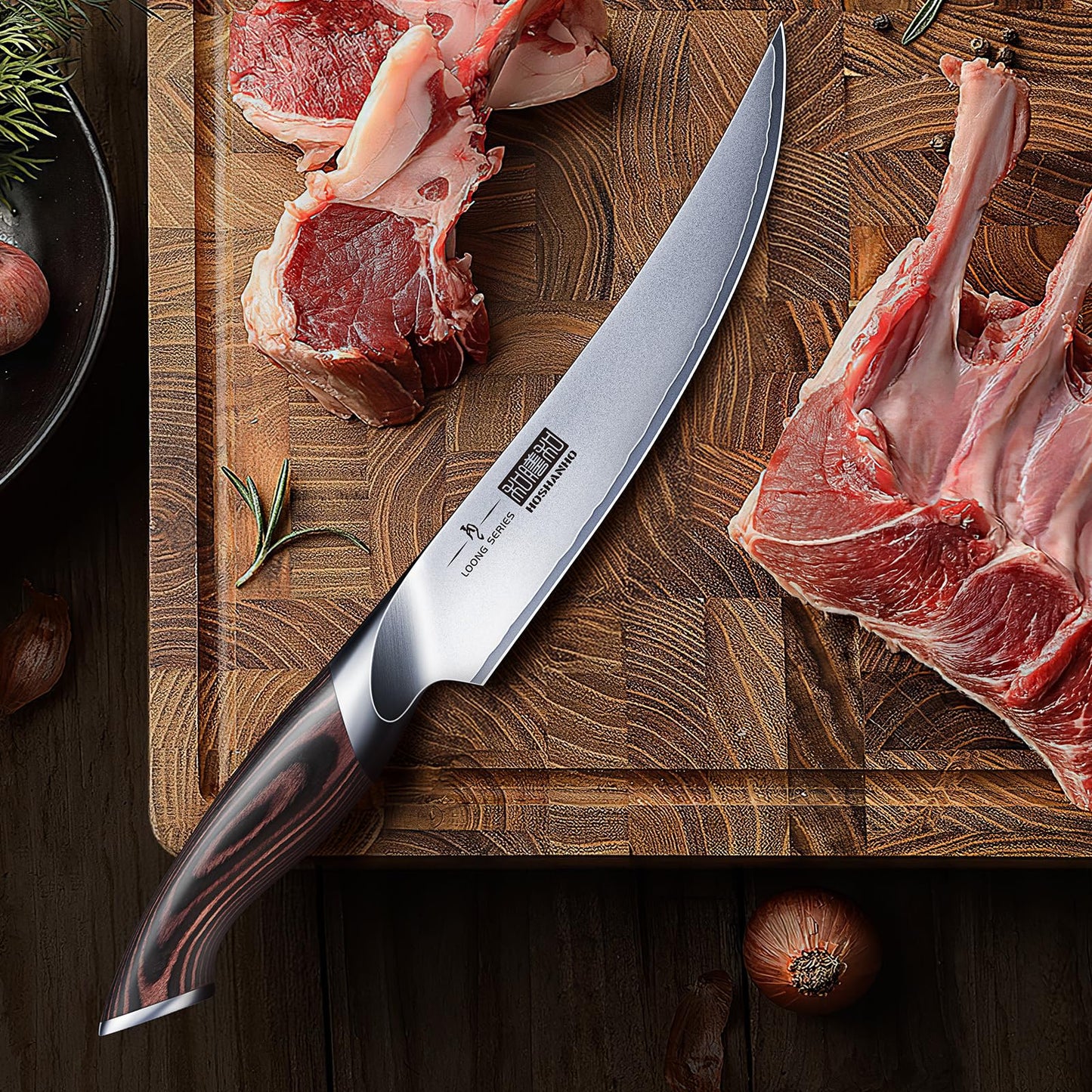 HOSHANHO Boning Knife 6 Inch, High Carbon Stainless Steel Fillet Knife for Fish, Professional Japanese Sharp Kitchen Filleting Knives for Meat Cutting