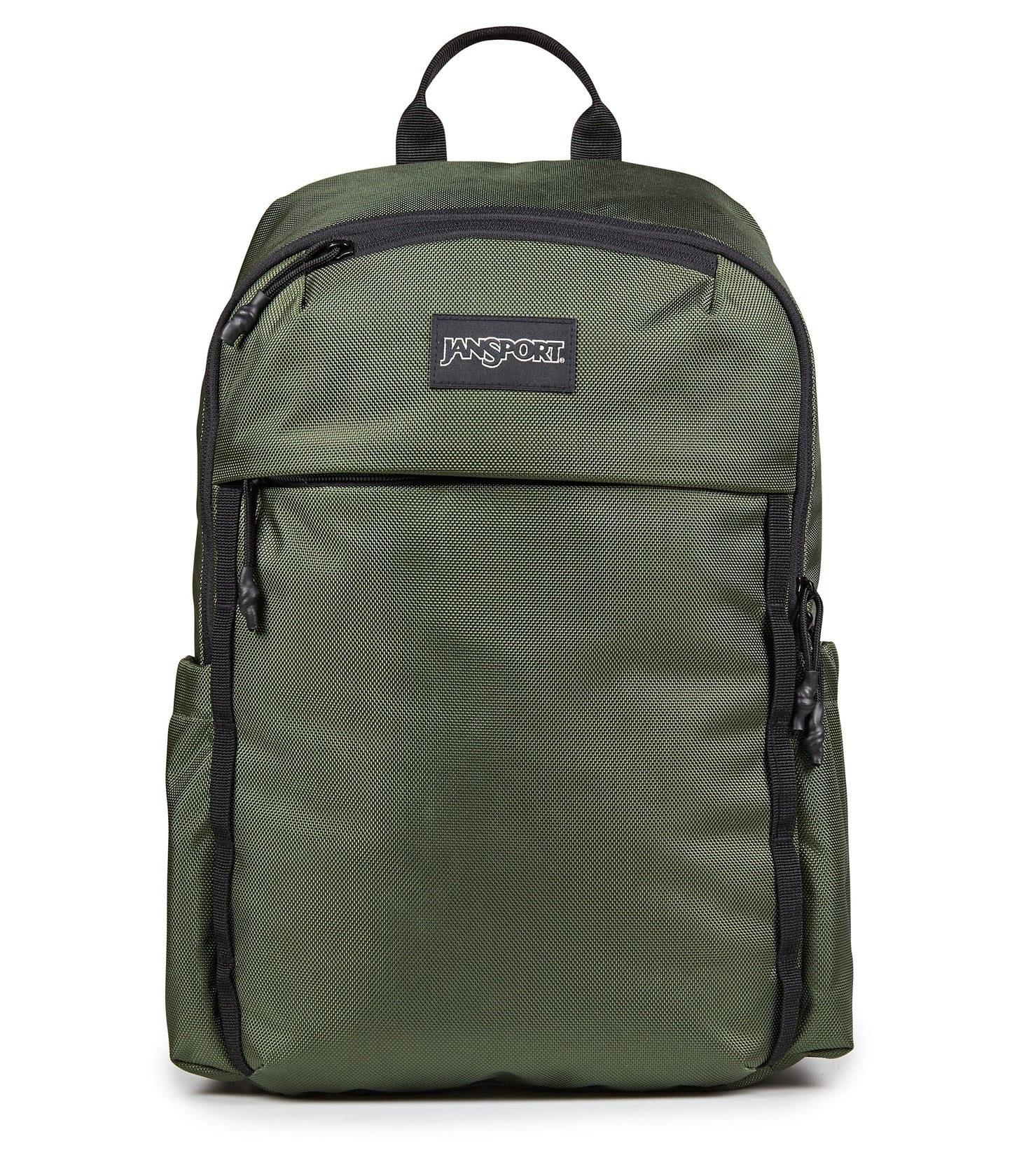 JanSport Venture Daypack – Travel Pack With Large Main Compartment, Padded Laptop Sleeve, Dual Water Bottle Pockets, and Attachment Buckles, Cargo Green