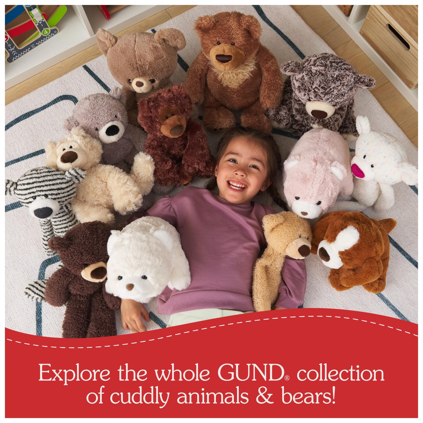 GUND Cedar Red Panda Plush, Premium Red Panda Stuffed Animals for Ages 1 and Up, Orange/Blue, 10”