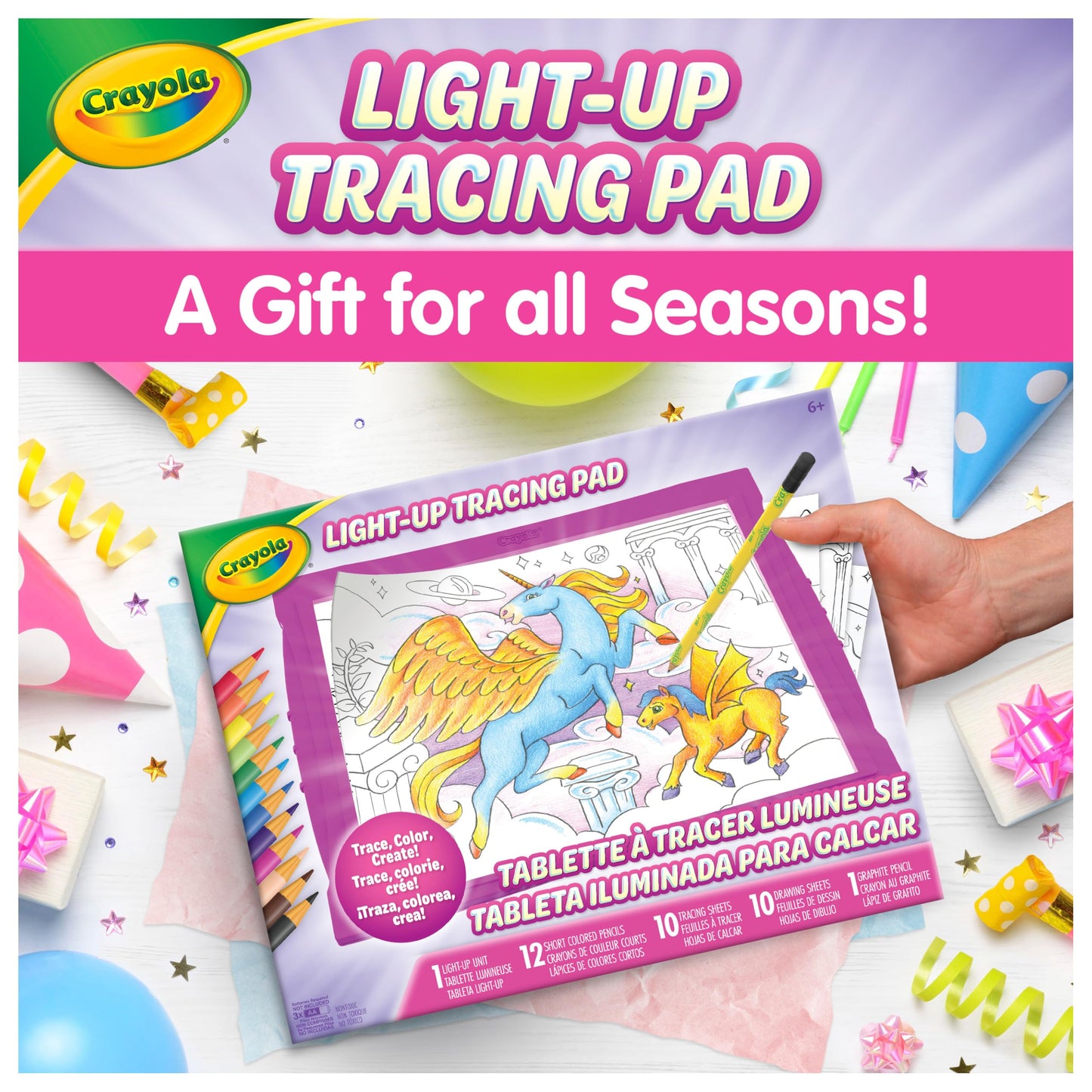 Crayola Light Up Tracing Pad Pink