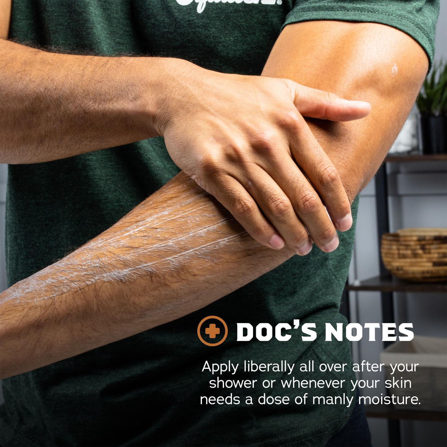 Dr. Squatch Men's Non-Greasy Natural Lotion - 24-hour moisturization hand and body lotion - Made with Shea Butter, Coconut Oil, and Vitamin E - Pine Tar (2 Pack)