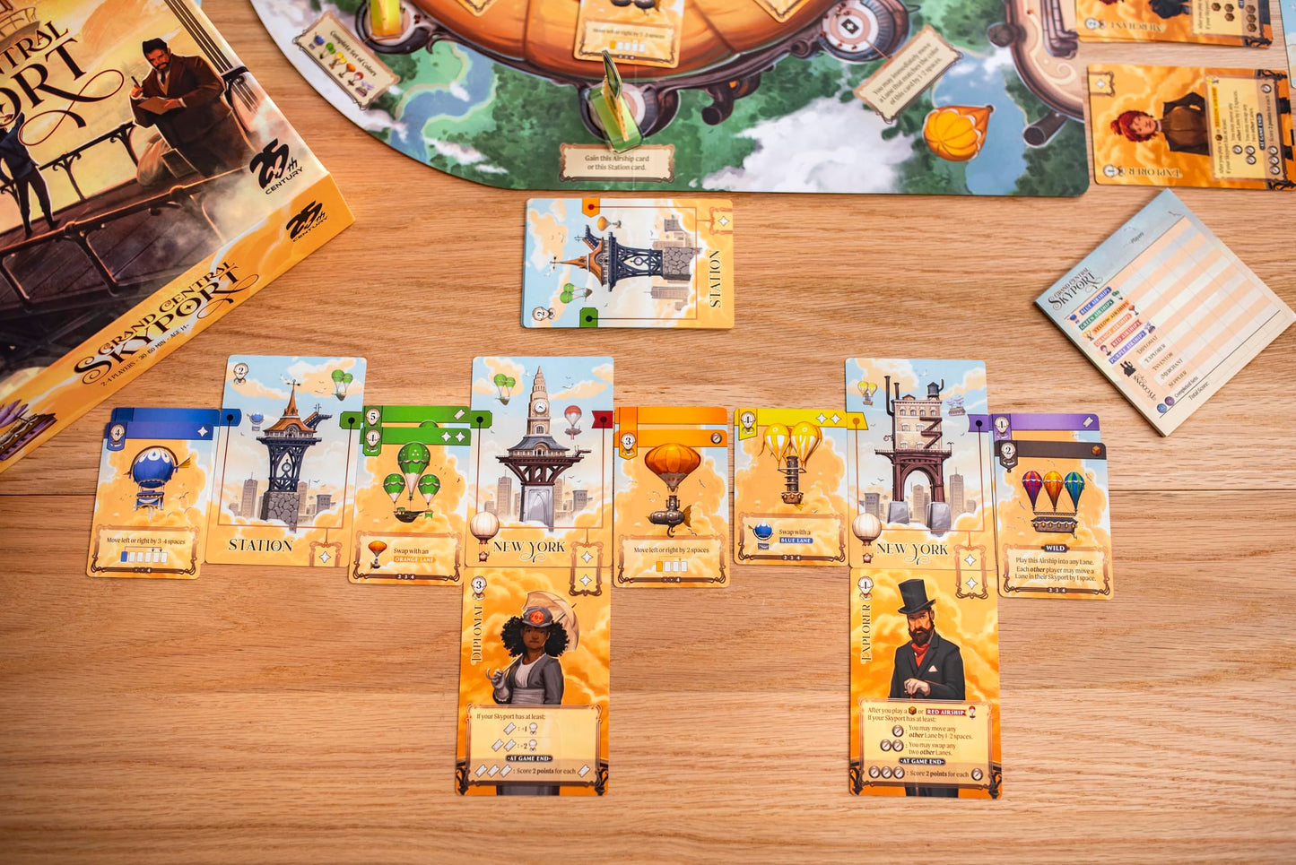Grand Central Skyport – 25th Century Games | Ages 14+, 2-4 Players, 30–60 Minutes