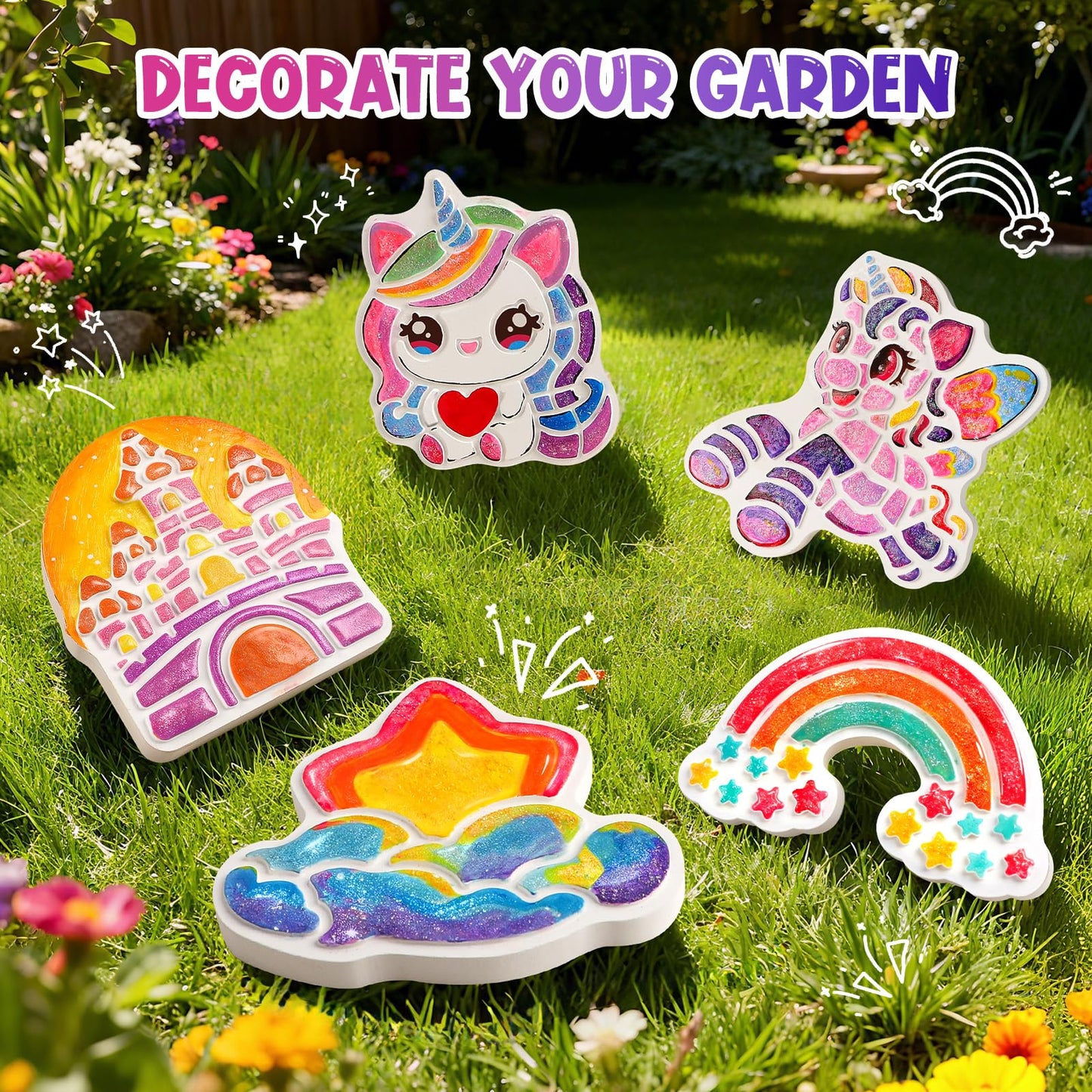 Gadetouq Unicorn Stepping Stone Kit