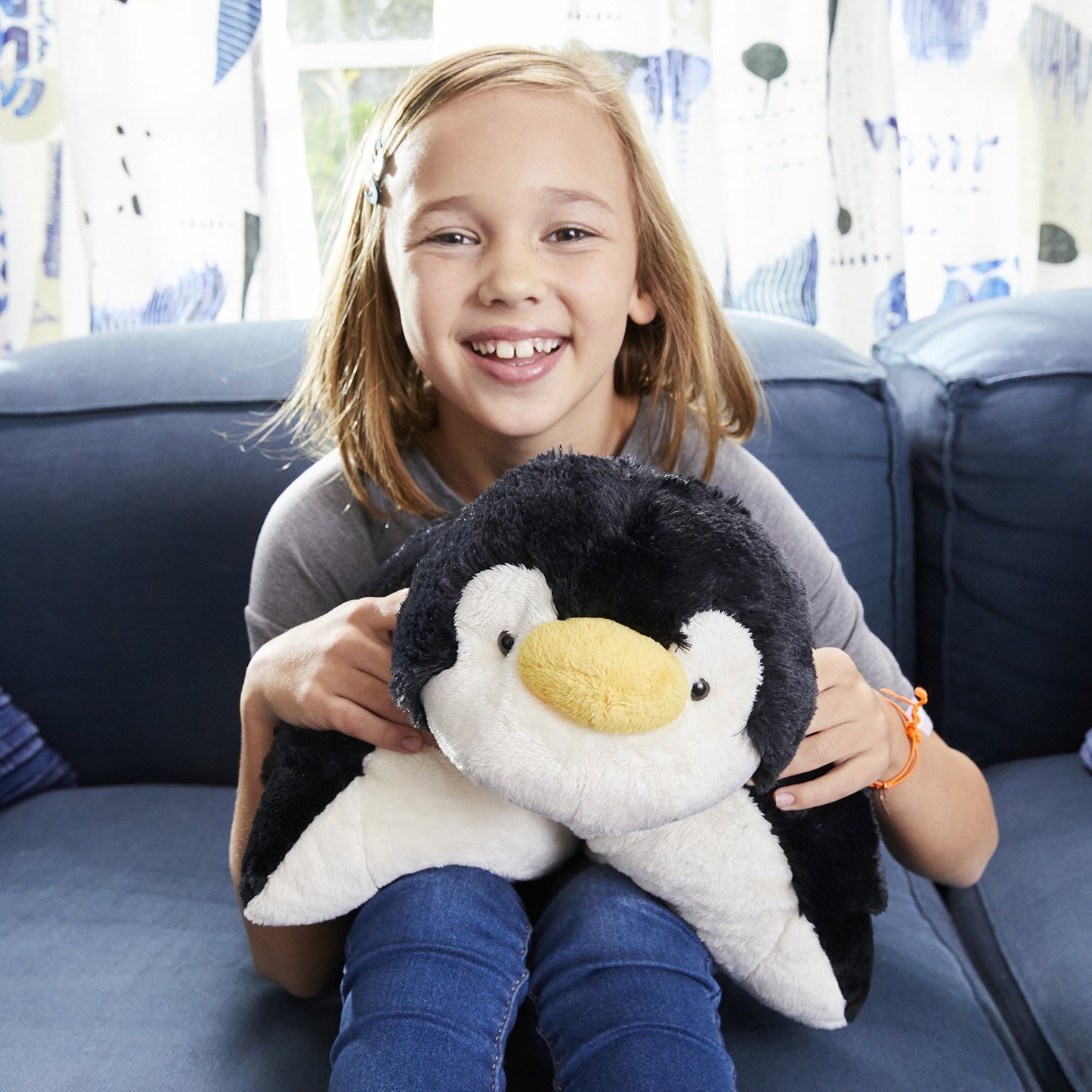 Pillow Pets Signature Stuffed Animal Plush Toy 18", Playful Penguin