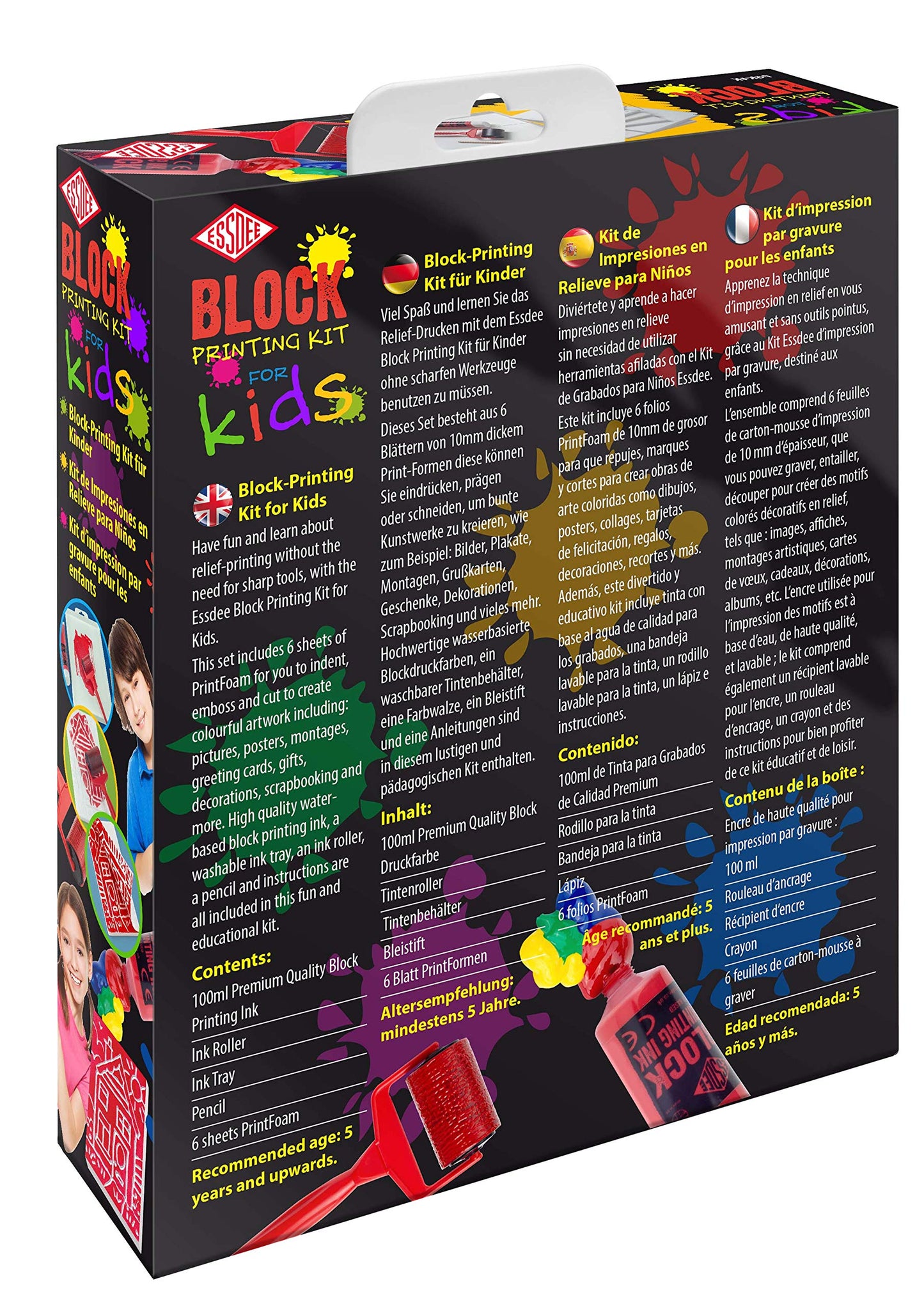 ESSDEE P6K4K Block Printing Kit for Kids, for 1 Year to 99 Years