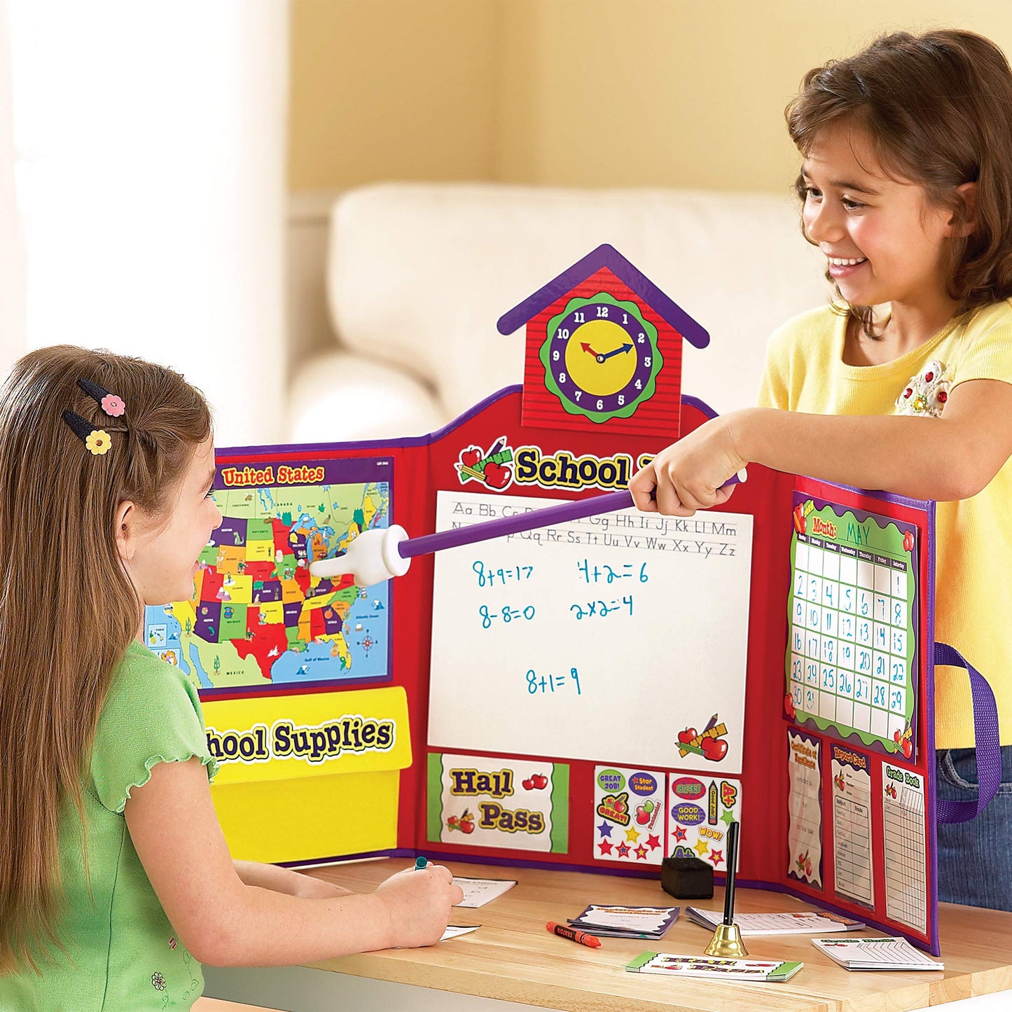 Learning Resources Pretend & Play School Set, Pretend Teacher Playset, 149 Pieces, Ages 3+ - Standard Packaging, Multicolored (LER2642)