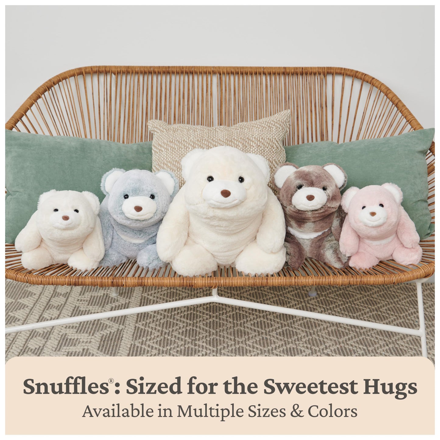 GUND Snuffles Two-Tone Plush Stuffed Bear, 13"