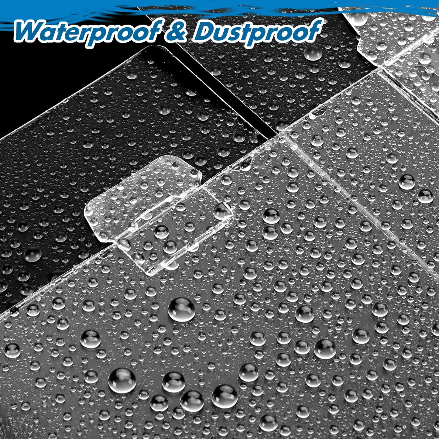 100 Pack Protectors Case Compatible with Funko- 4" Inch Pop Vinyl Figures, Crystal Clear Protectors, Heavy Duty Display Box w/ Protective Film & Locking Tab