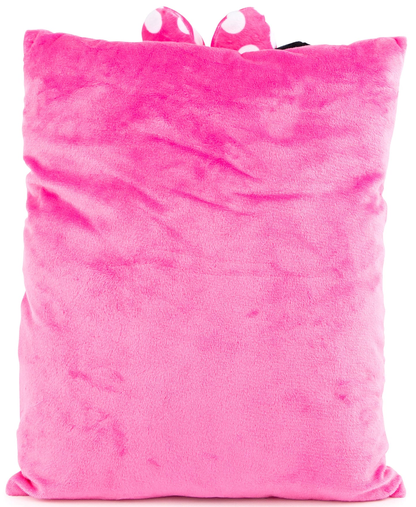 Jay Franco Disney Minnie Mouse 3D Snuggle Pillow - Super Soft - Measures 15 Inches (Official Disney Product)