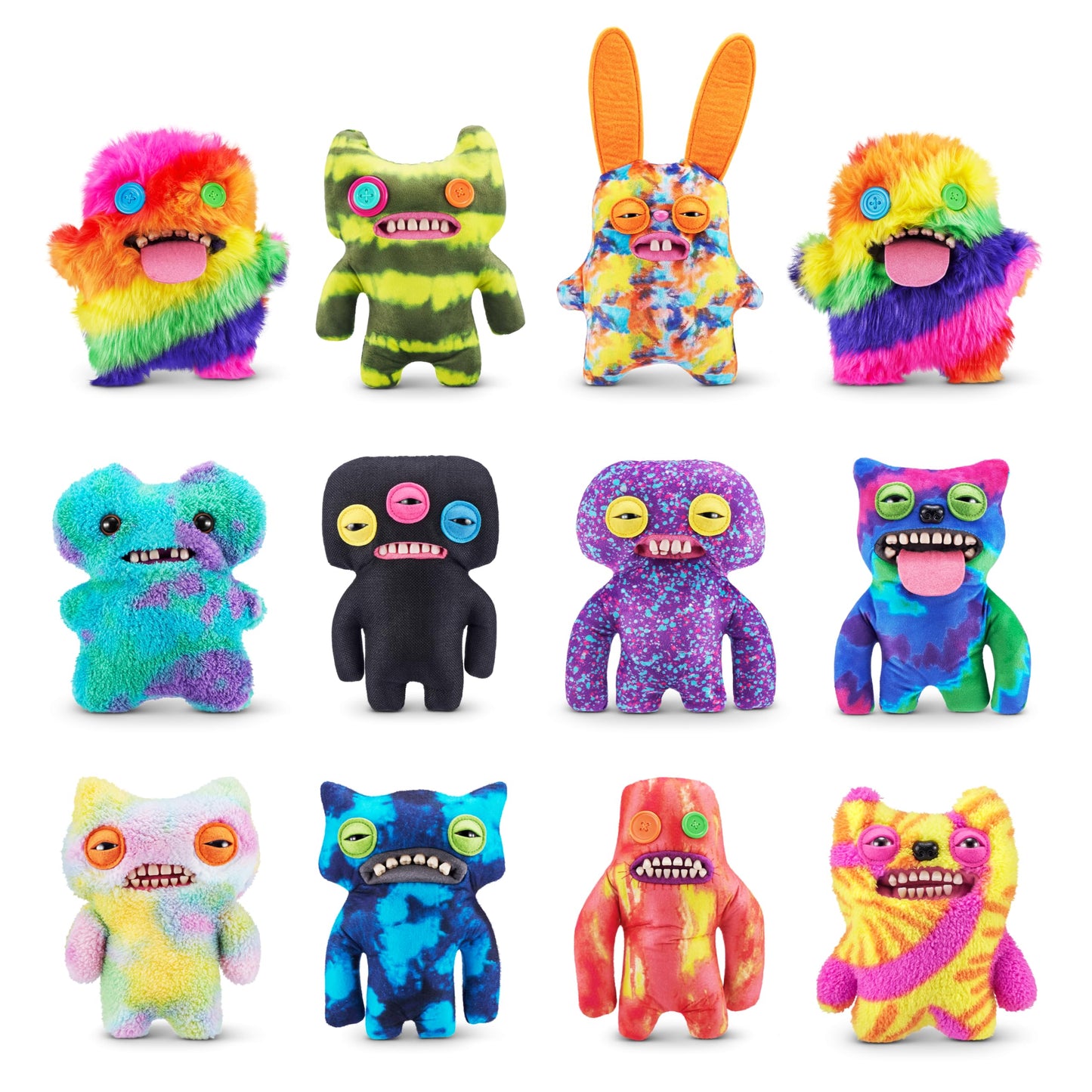 Fuggler Laboratory Misfits 9" Plush - Old Tooth (Tie-dye)