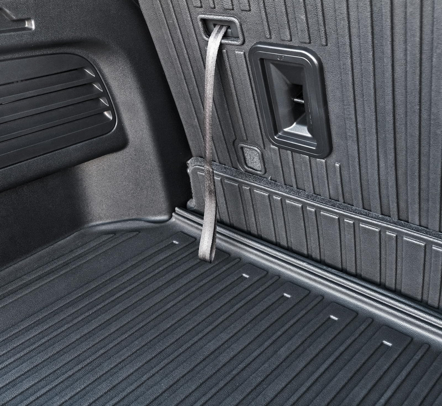 JOULARISE Cargo Mat Backrest Mats for 2024 2025 2026 GMC Acadia 7 Seats Car Accessories, All-Weather TPE Protector Cargo Liner Trunk Mat Seat Back Covers