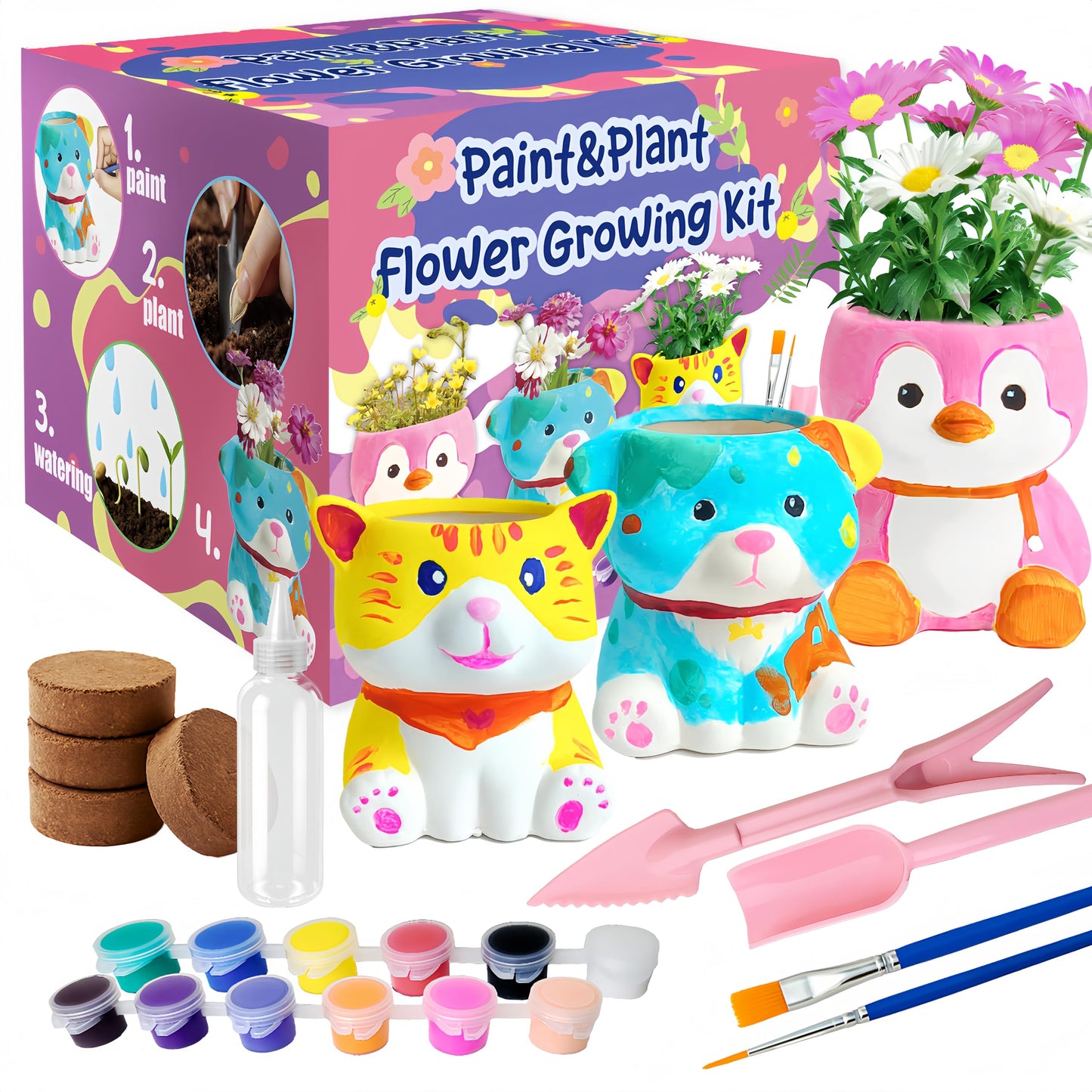 yasest Paint & Plant Flower Gardening Kit (XZZTZ01)