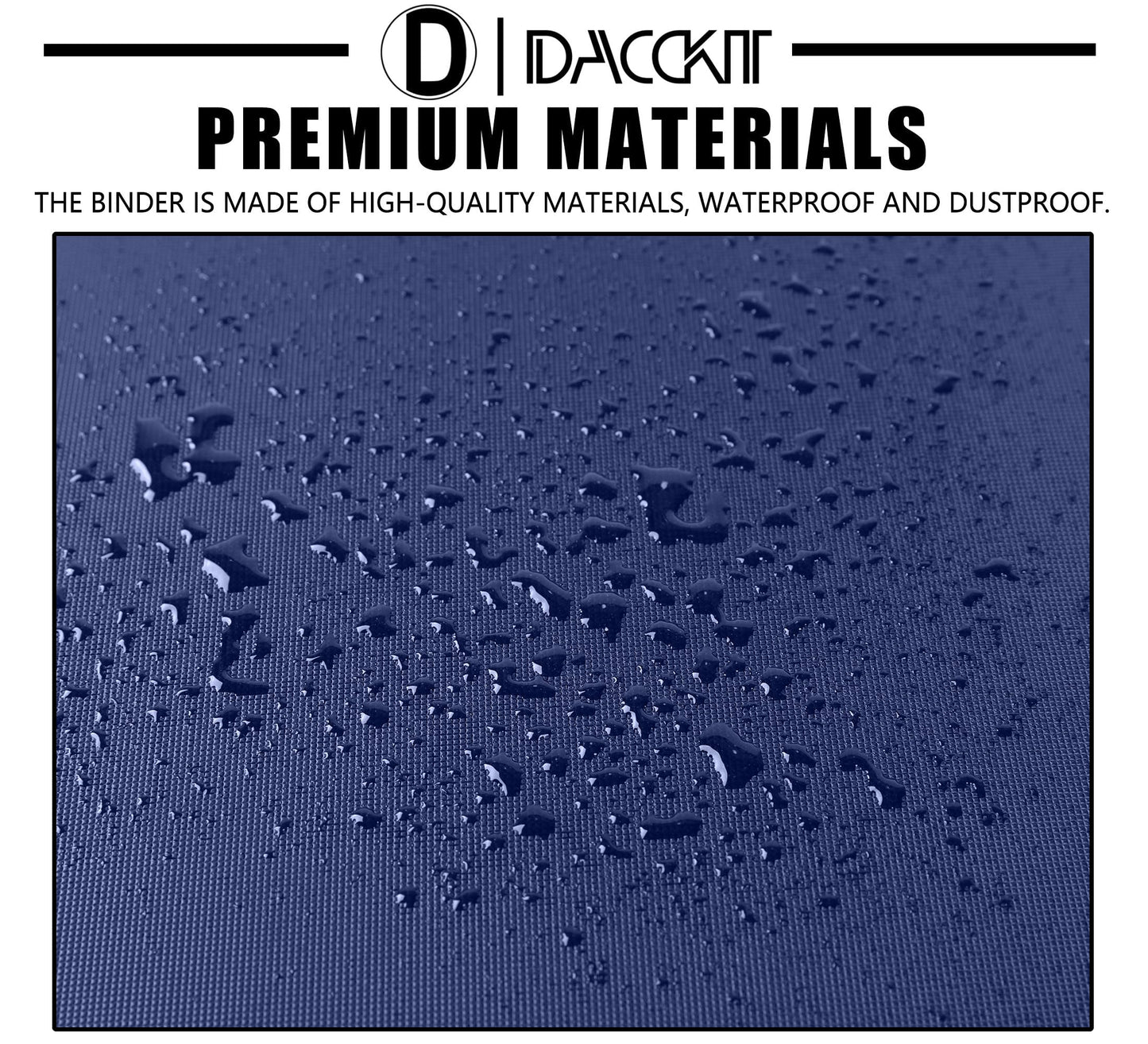 D DACCKIT Graded Card Binder，Holds 90 Card - 9 Pocket Slab Binder for Cards Compatible with PSA CGC BGS SGC（Model A, Navy Blue）
