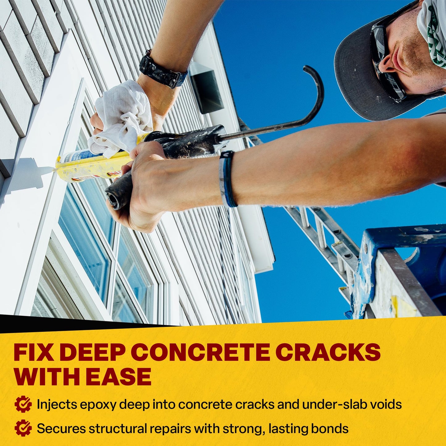 Dripless Brand DC600 Dual Component Adhesive Applicator | 22 oz Dual Cartridge Capacity | 26:1 Thrust Ratio | 1:1 or 2:1 Mix Ratio for High Viscosity Epoxy and Adhesives | Professional Grade