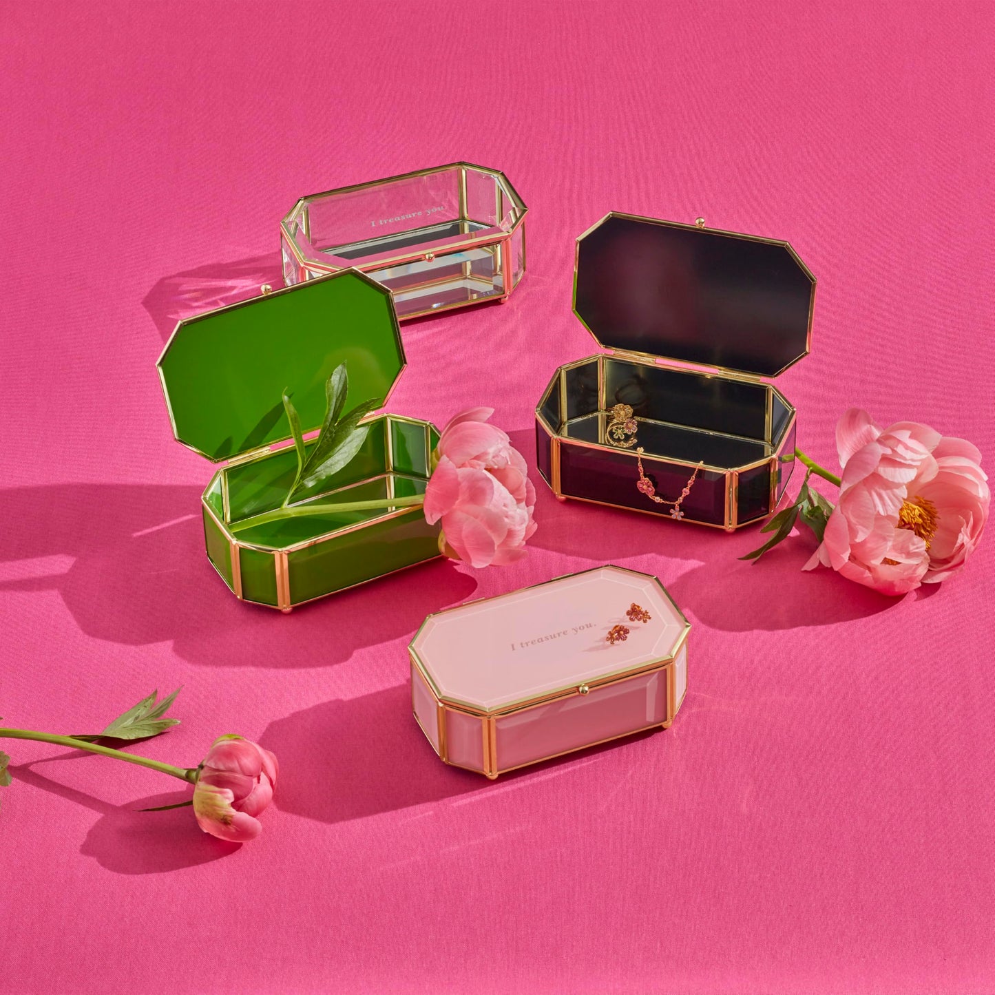 kate spade new york I Treasure You Pink Jewelry Box