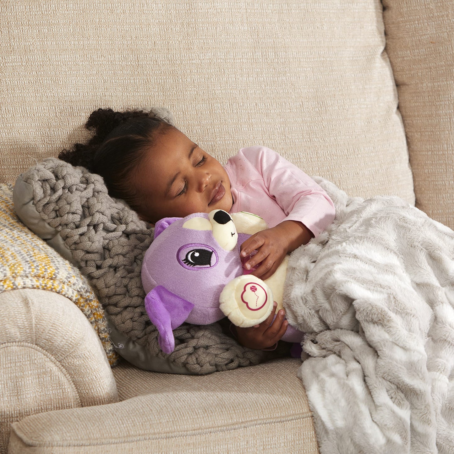 LeapFrog My Pal Violet, Infant Plush Toy with Personalization, Music and lullabies, Learning Content for Baby to Toddler, Frustration Free Packaging, English Version