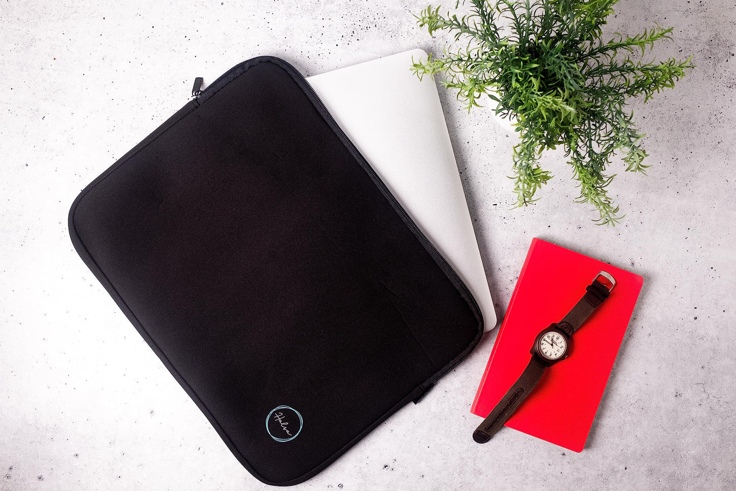 Halsa EMF Protection for Laptop Computer, Faraday Computer Case, 99% EMF Reduction. Protect Your Lap, Shields 5G, 4G, WiFi, Bluetooth. Fits Most Laptops, Carry Inside Briefcase, Backpack, Purse