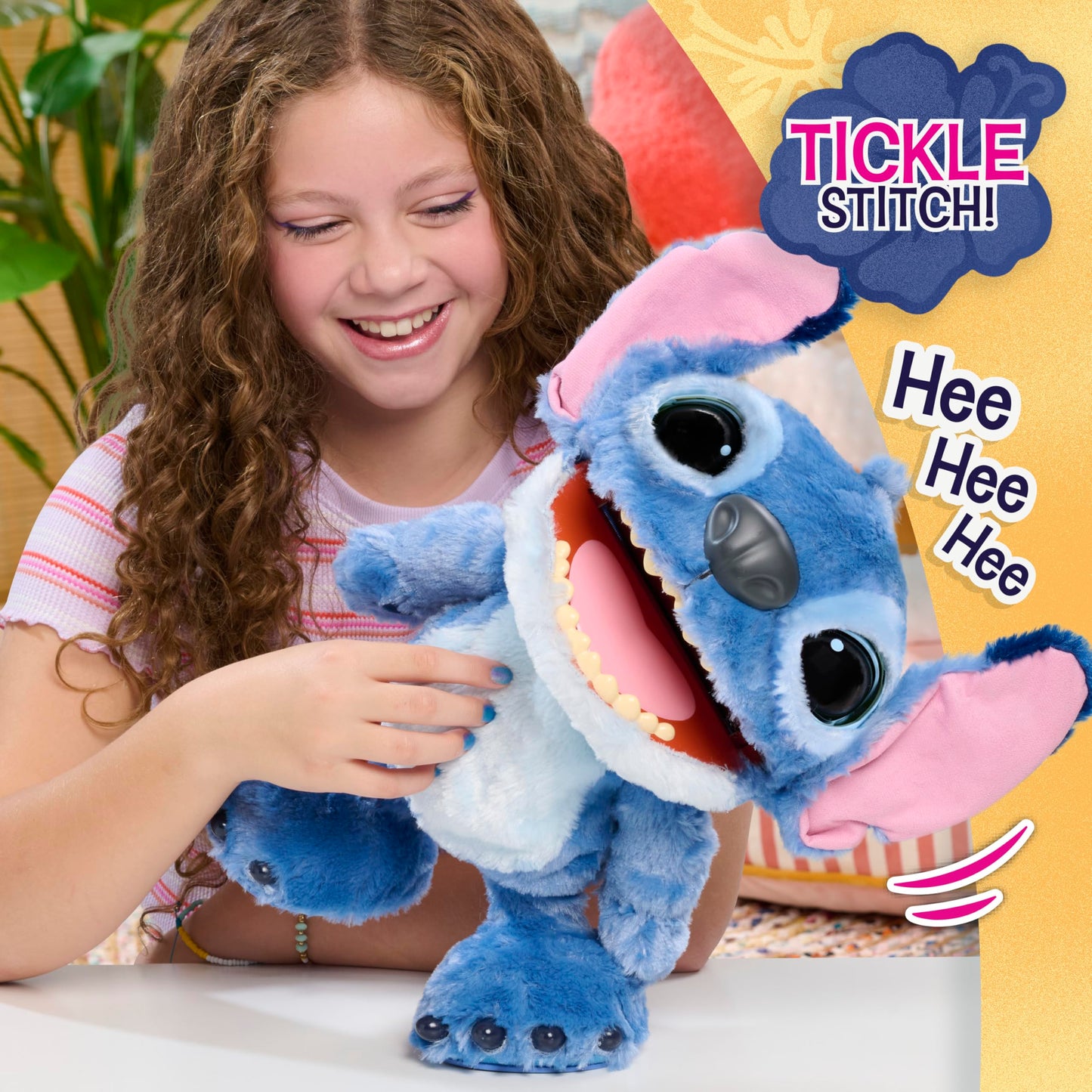 Stitch Live Action Feature Plush, Kids Toys for Ages 3 Up, Gifts and Presents