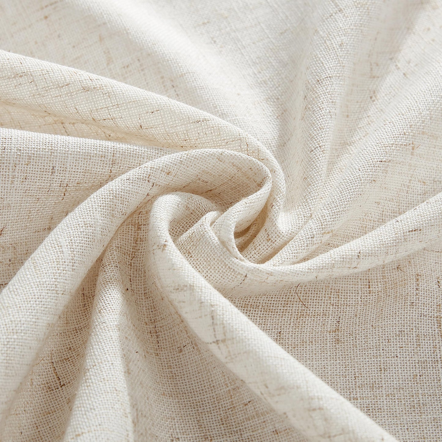 Laura Ashley Dothan Luxury Linen Blend Tablecloth for Formal Dining, Holiday, Wedding or Party, 60" x 144", Taupe