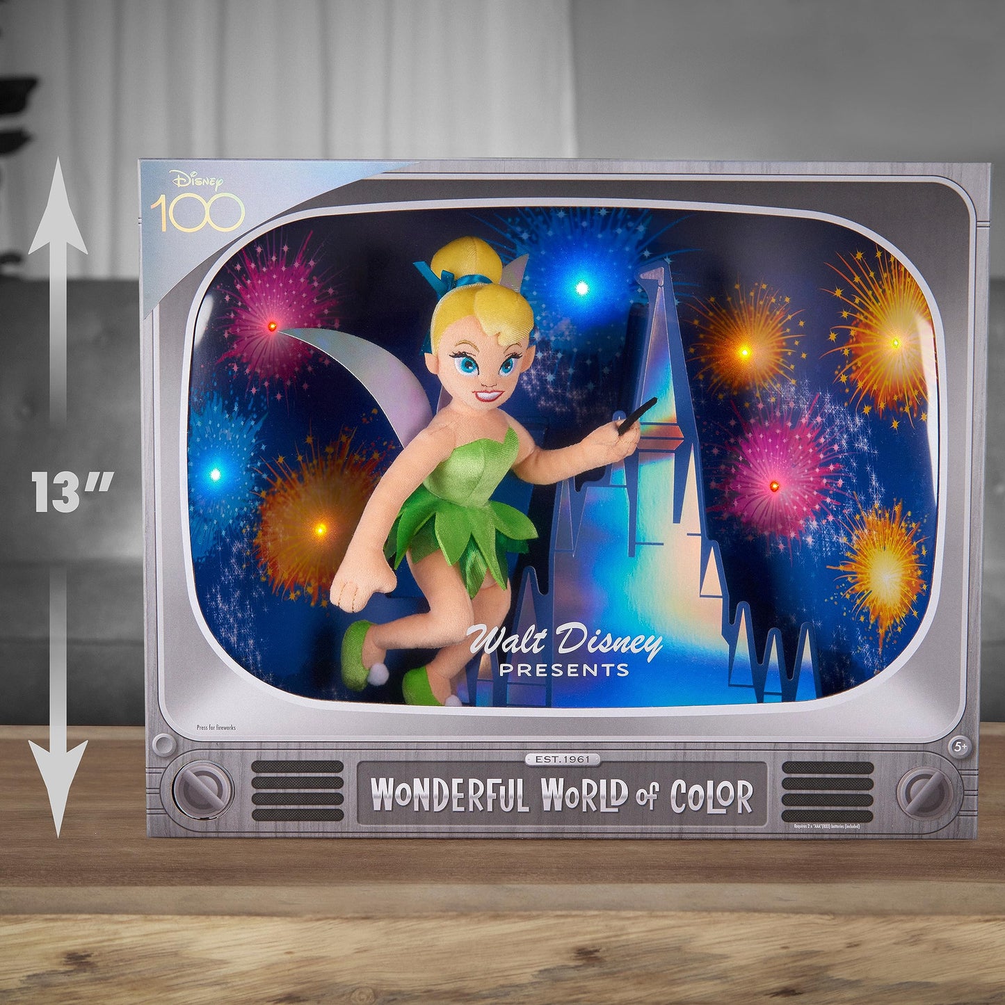 D100 Wonderful World of Color Tinker Bell, Kids Toys for Ages 3 Up, Gifts and Presents